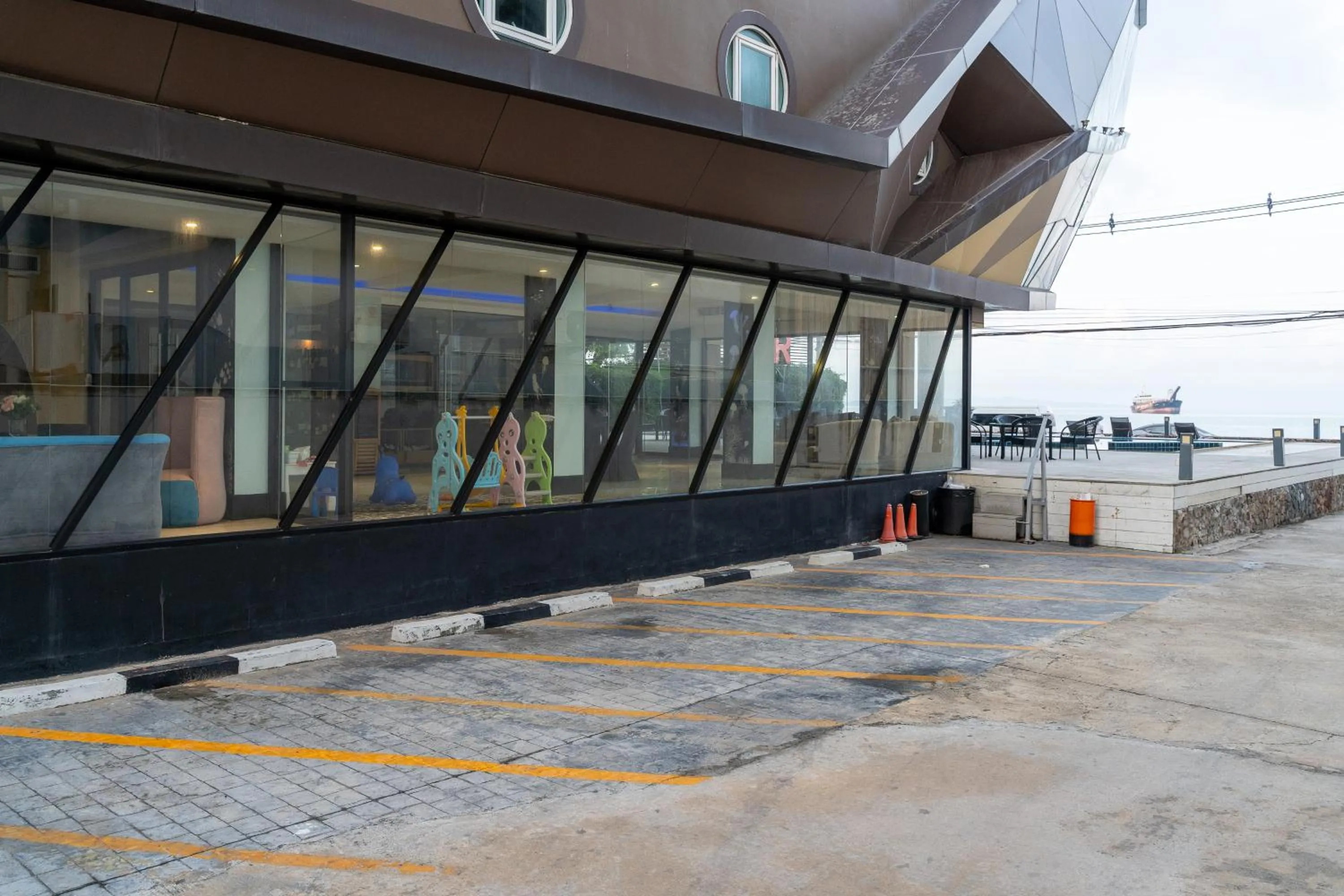 Parking in Rodina Beach Hotel