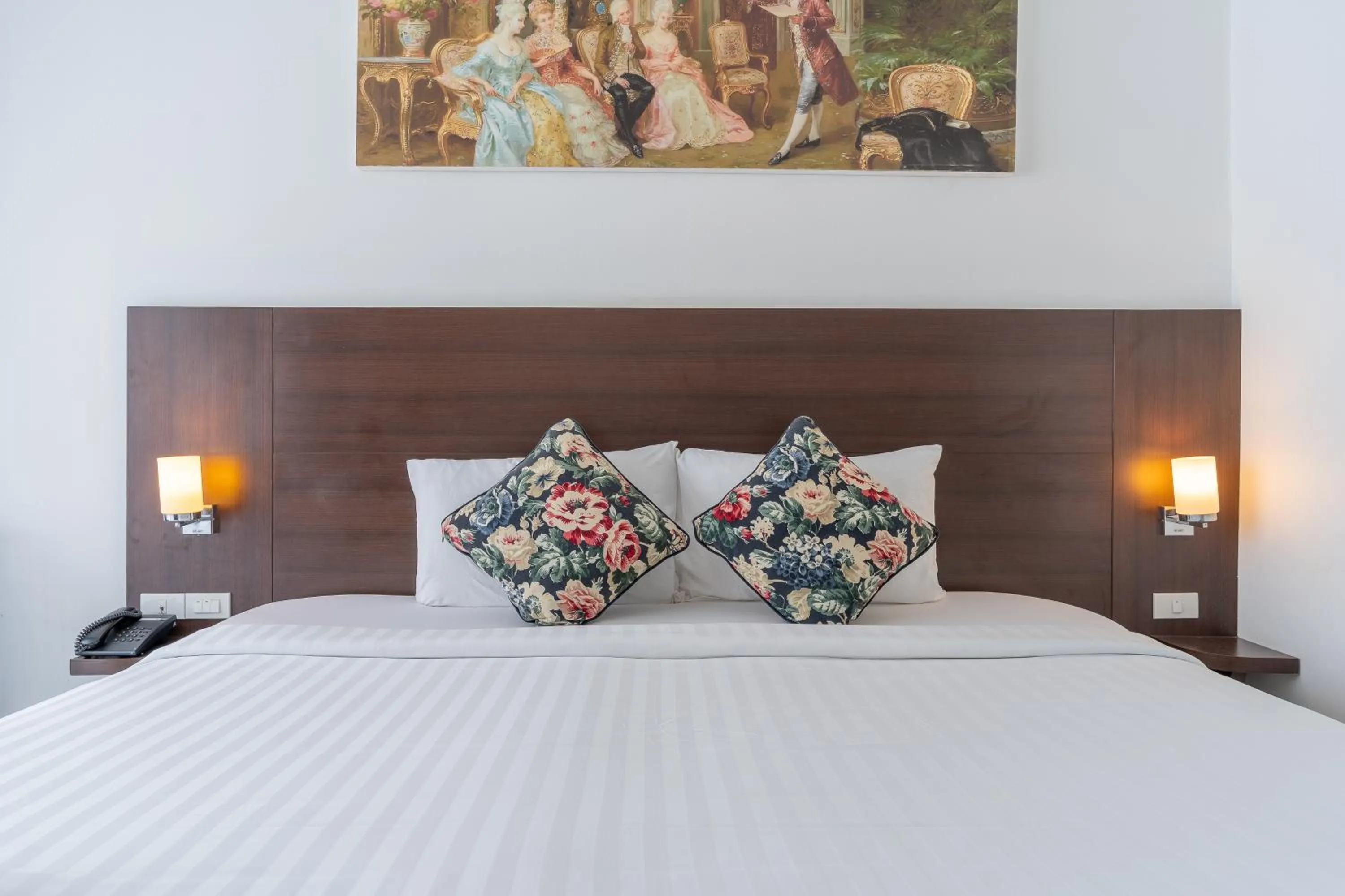 Bed in Rodina Beach Hotel