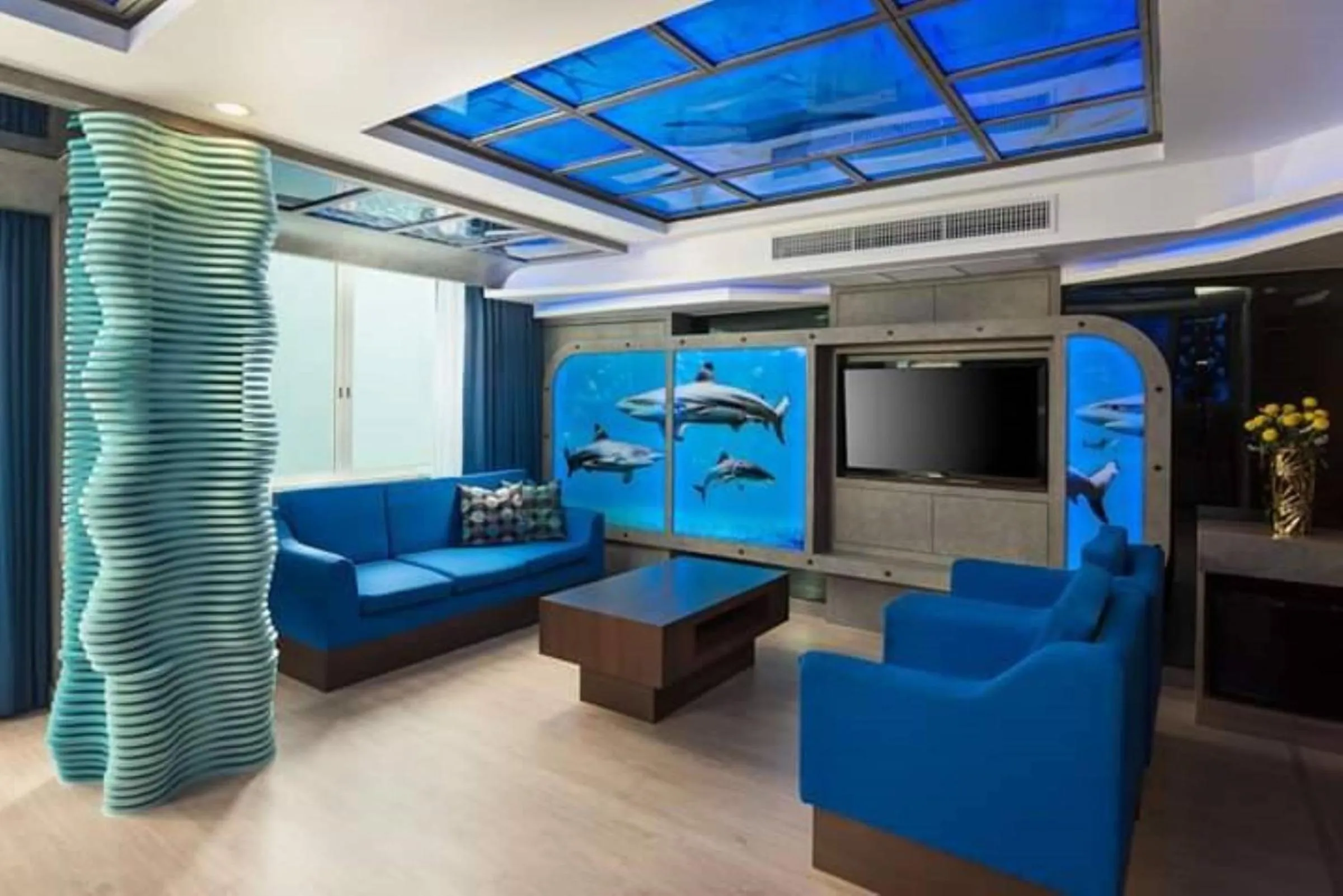 Seating area in Rodina Beach Hotel