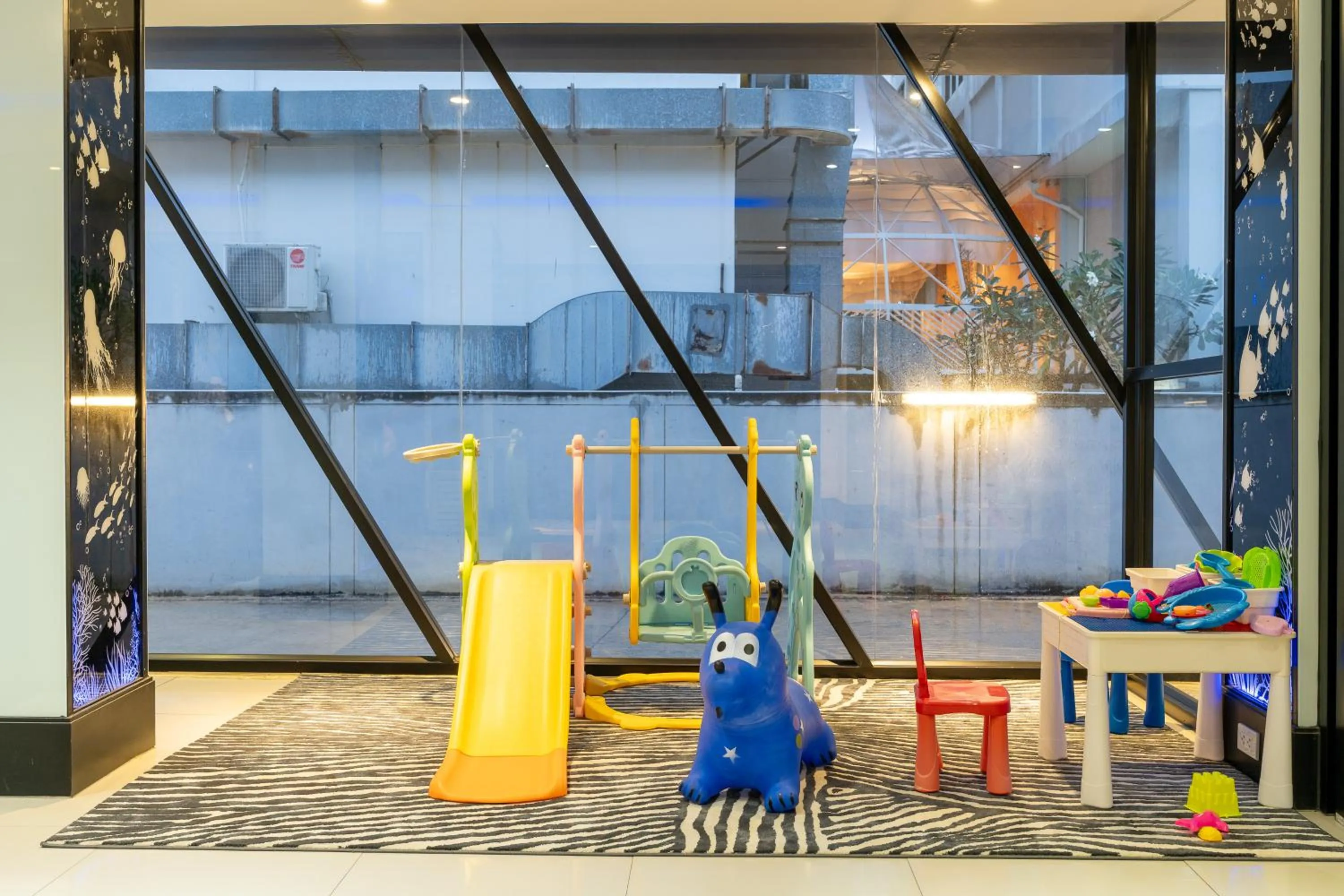 Children play ground in Rodina Beach Hotel