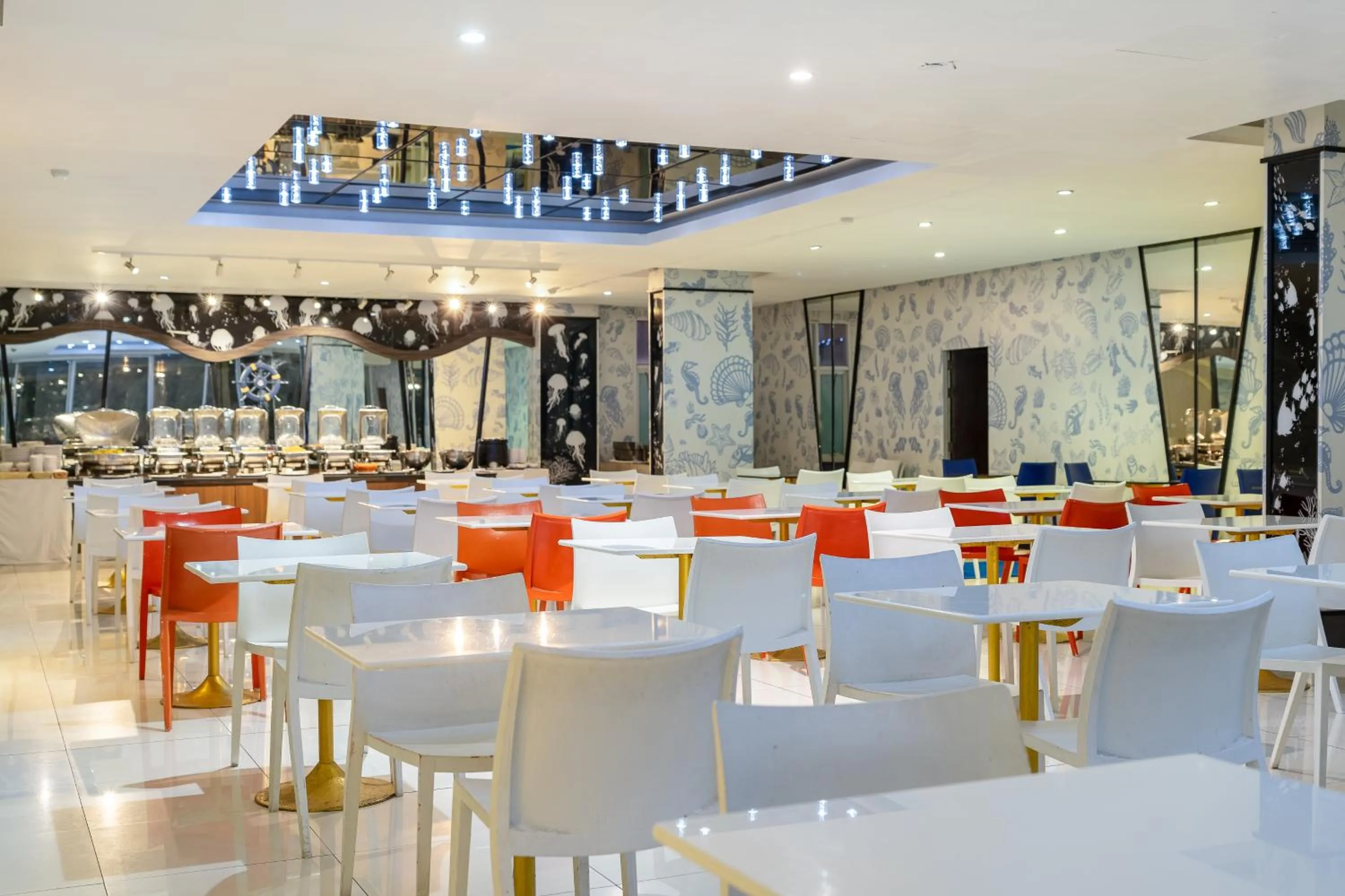 Seating area in Rodina Beach Hotel