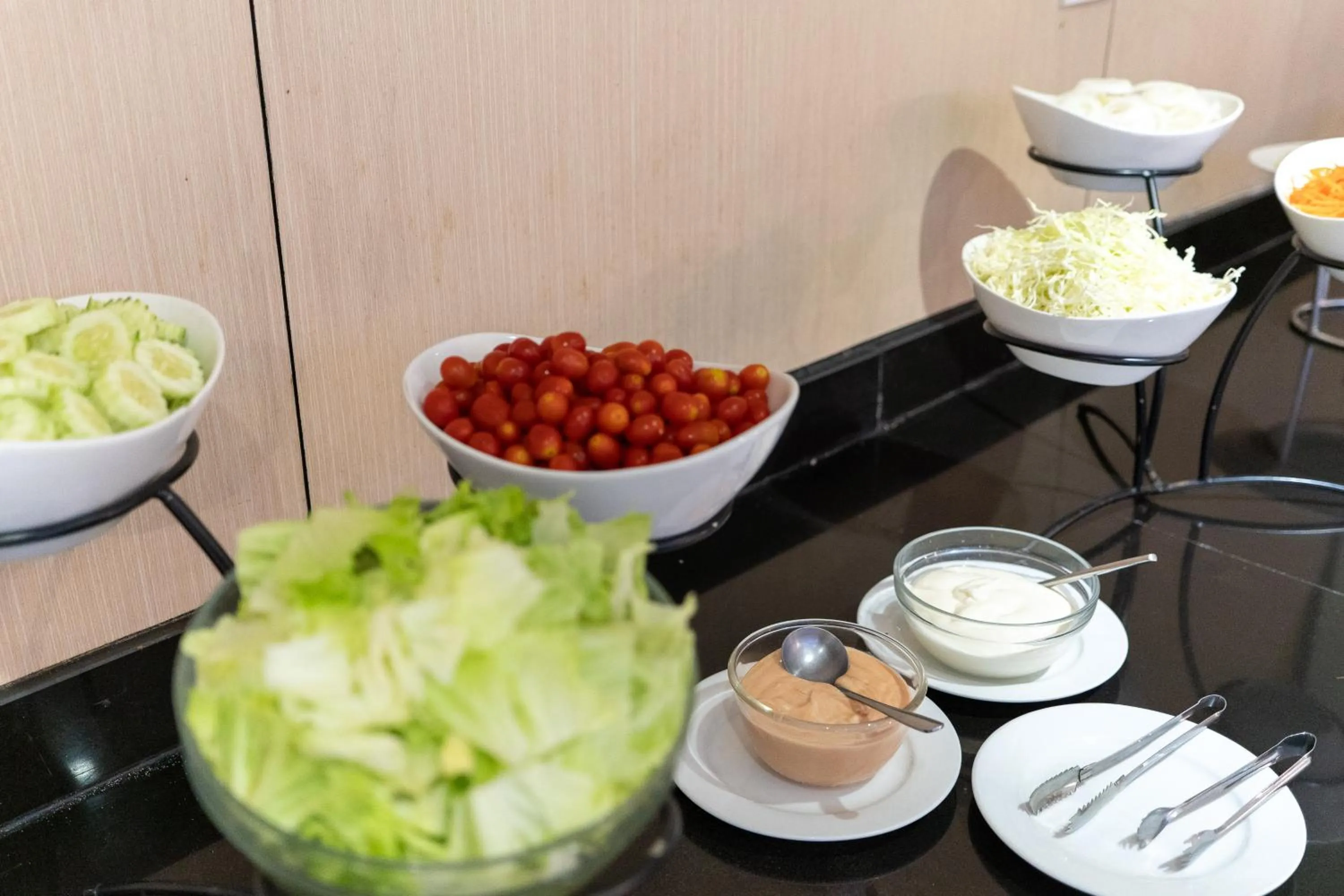 Buffet breakfast in Rodina Beach Hotel