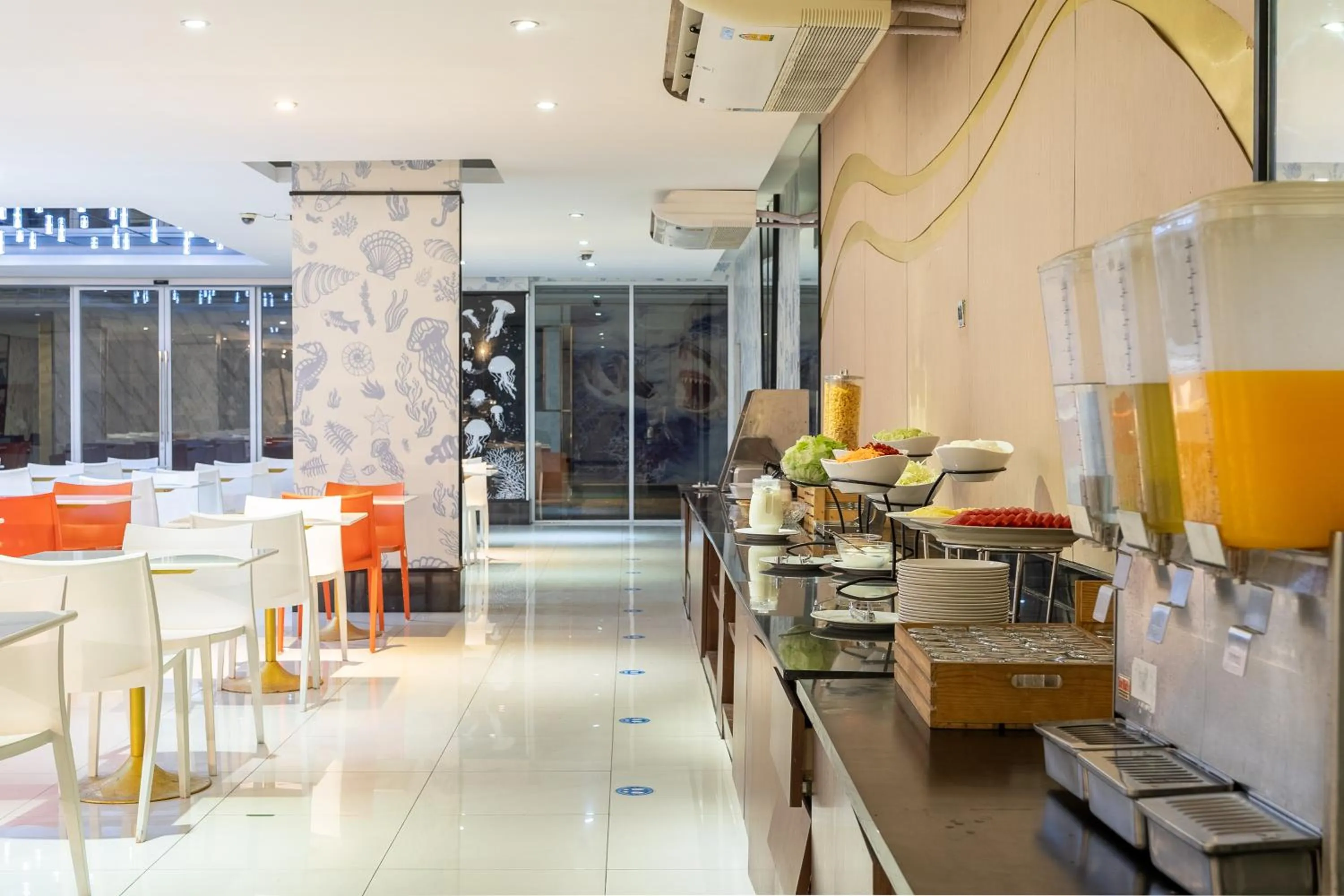 Seating area in Rodina Beach Hotel