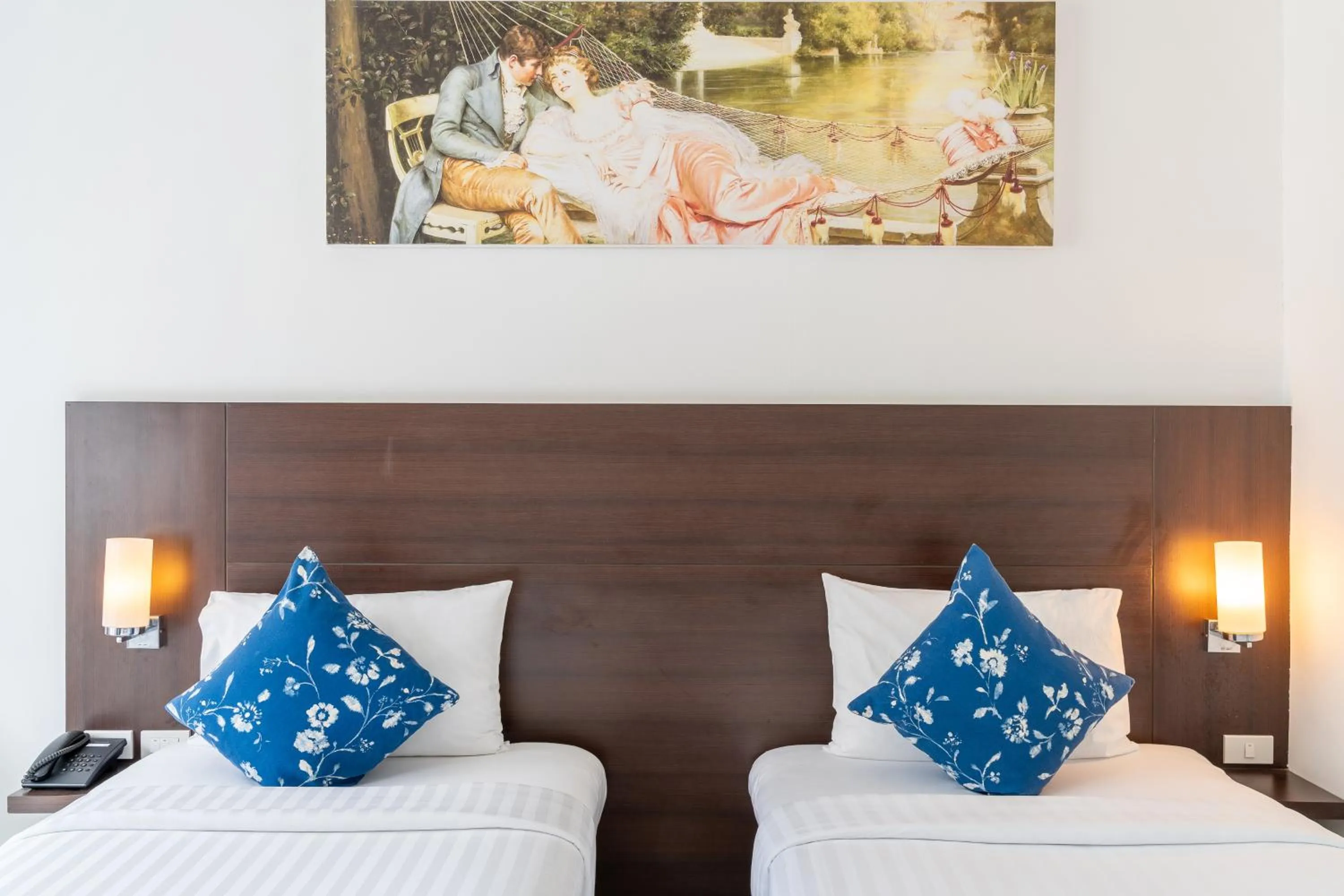 Decorative detail, Bed in Rodina Beach Hotel