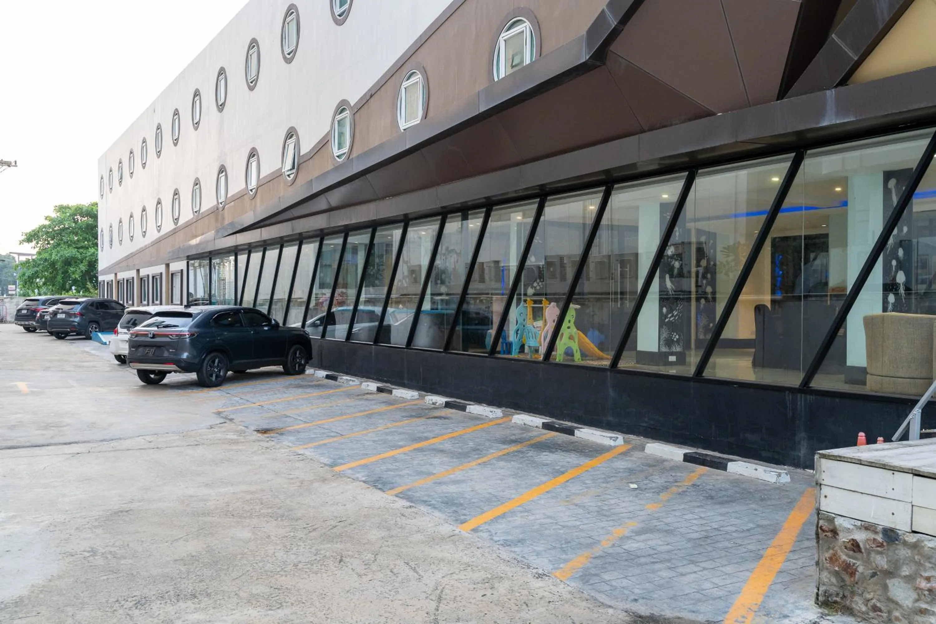 Parking in Rodina Beach Hotel