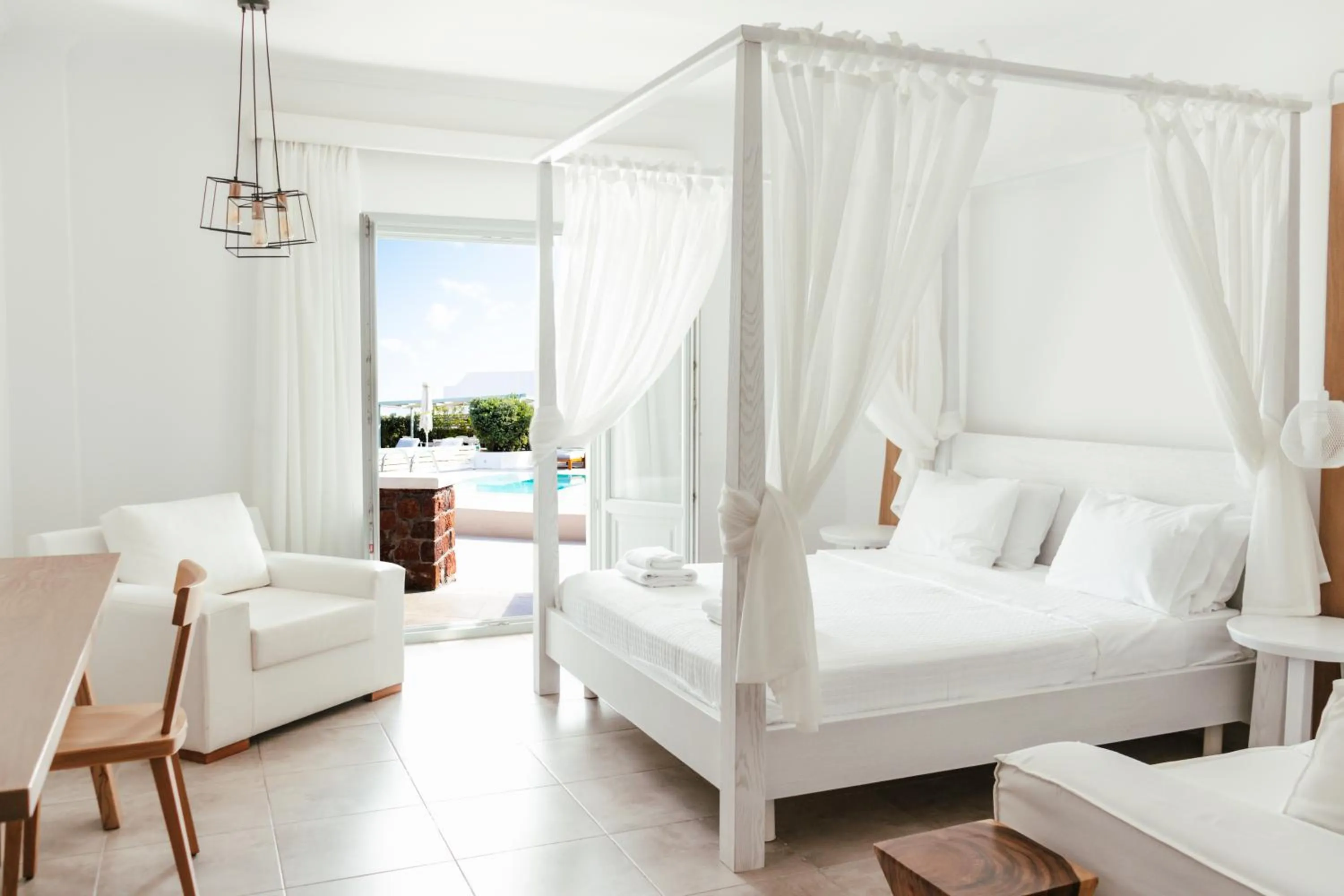 Swimming pool, Bed in Astro Palace Hotel & Suites