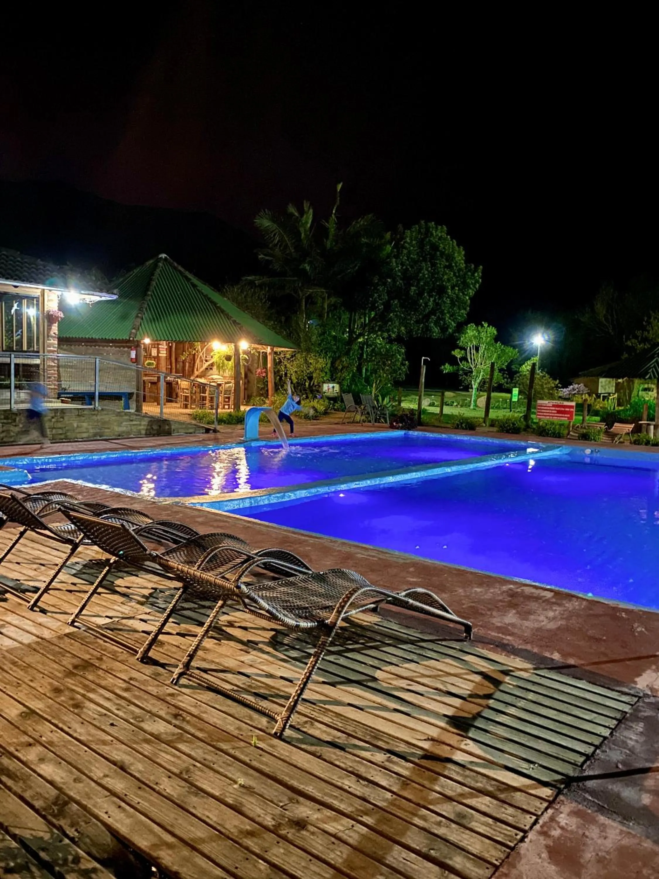 Swimming pool in Pousada & Camping Nativos dos Canyons