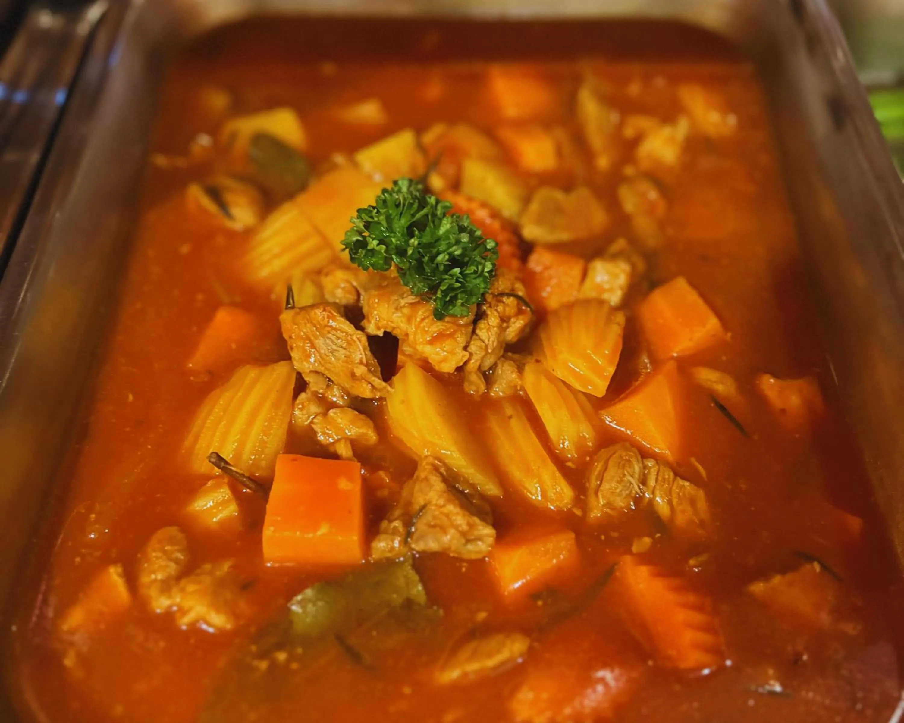 Buffet breakfast in Sunday Villa Sirilanna Hotel