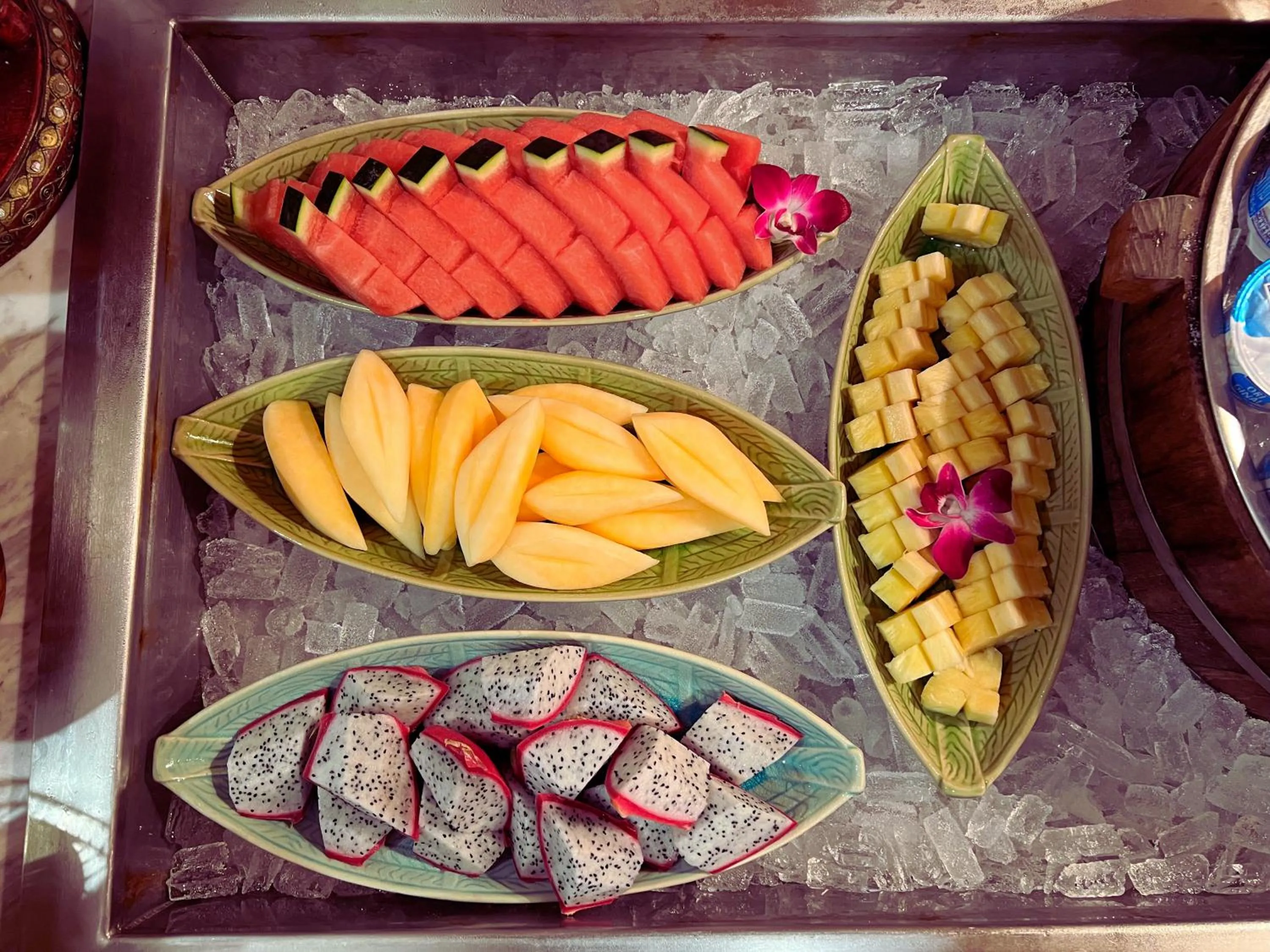 Buffet breakfast in Sunday Villa Sirilanna Hotel