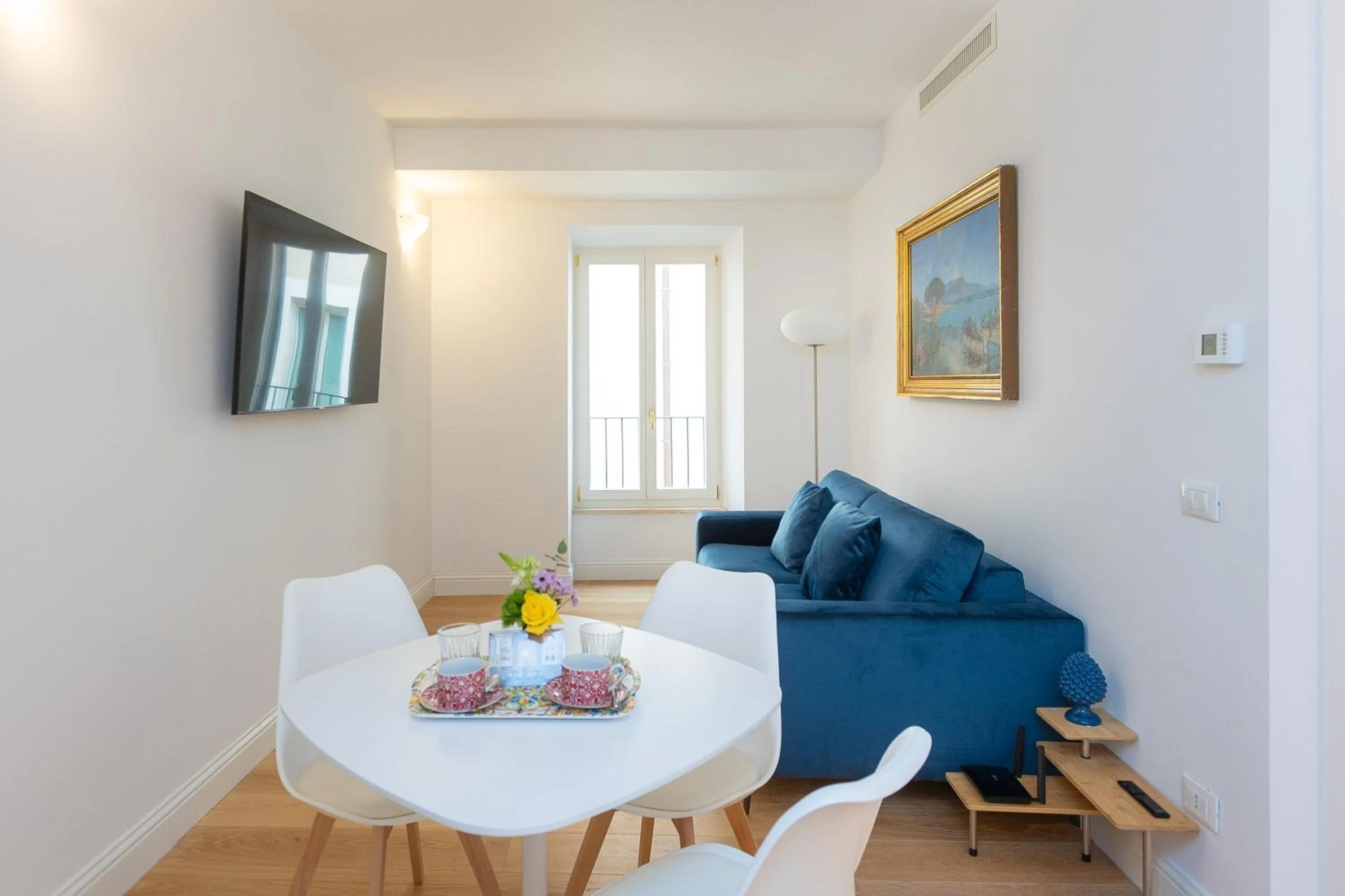 Living room in Amazing Piazza Venezia Suites