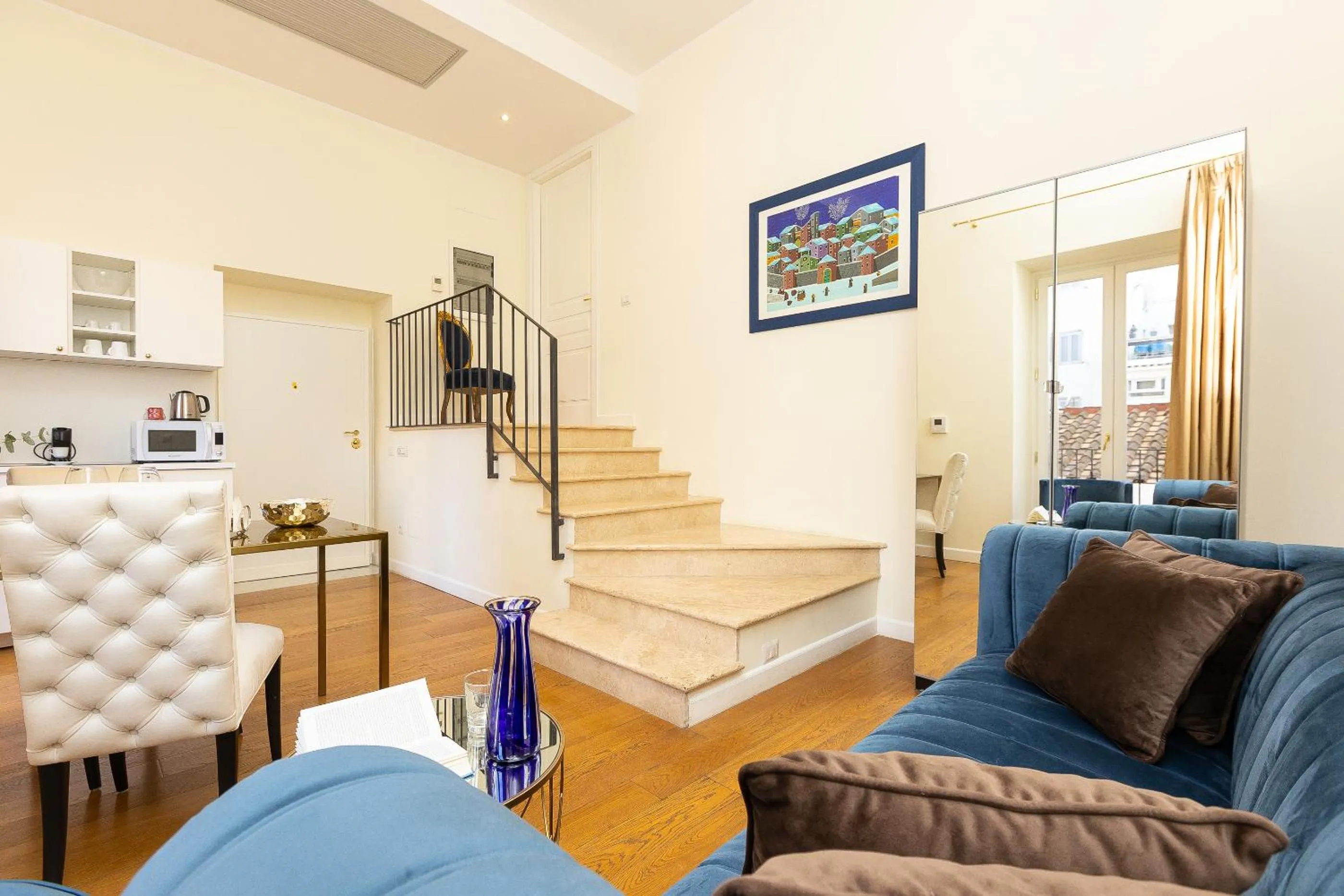 Kitchen or kitchenette in Amazing Piazza Venezia Suites