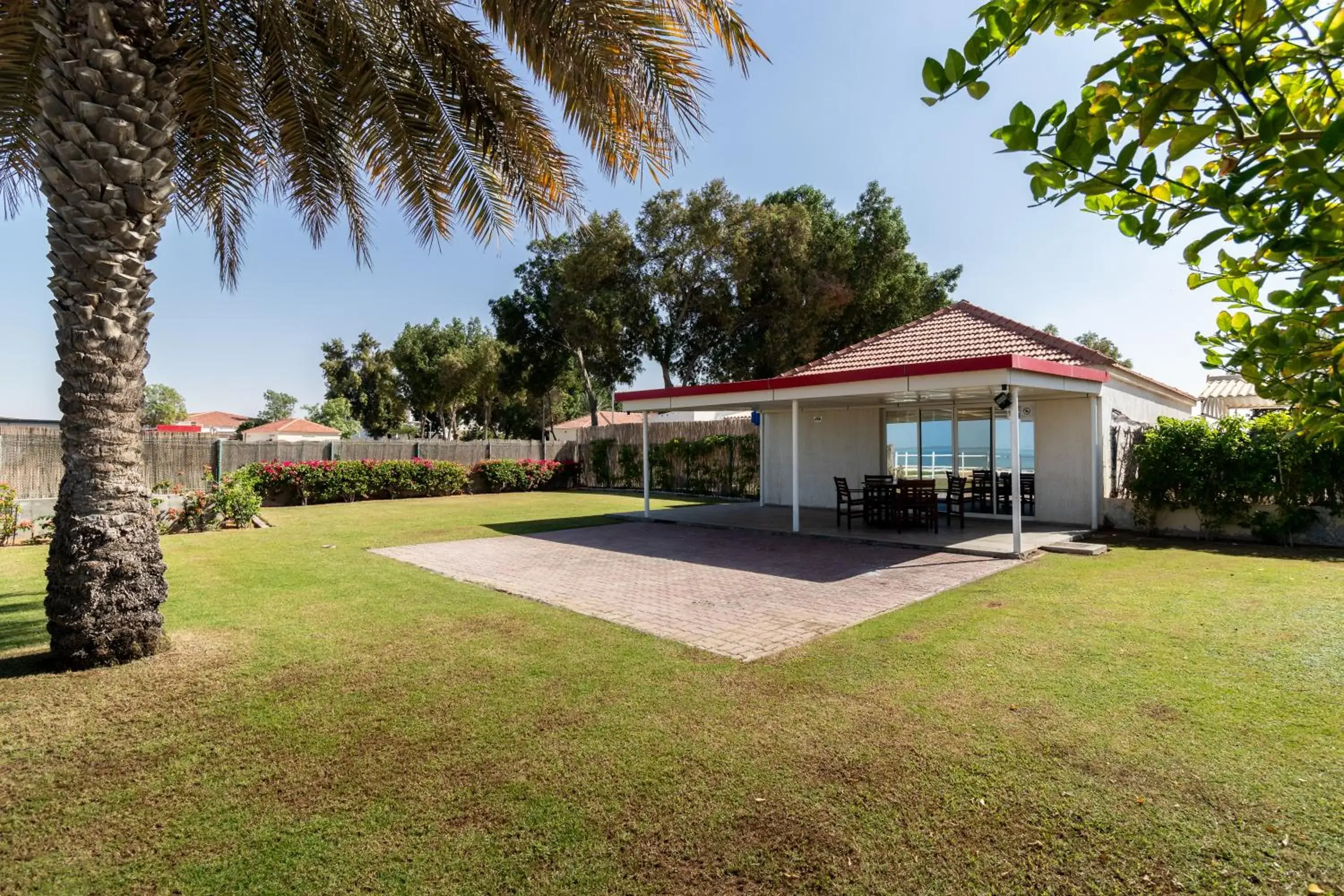 Garden view in Barracuda Resort Garden view in Barracuda Resort
