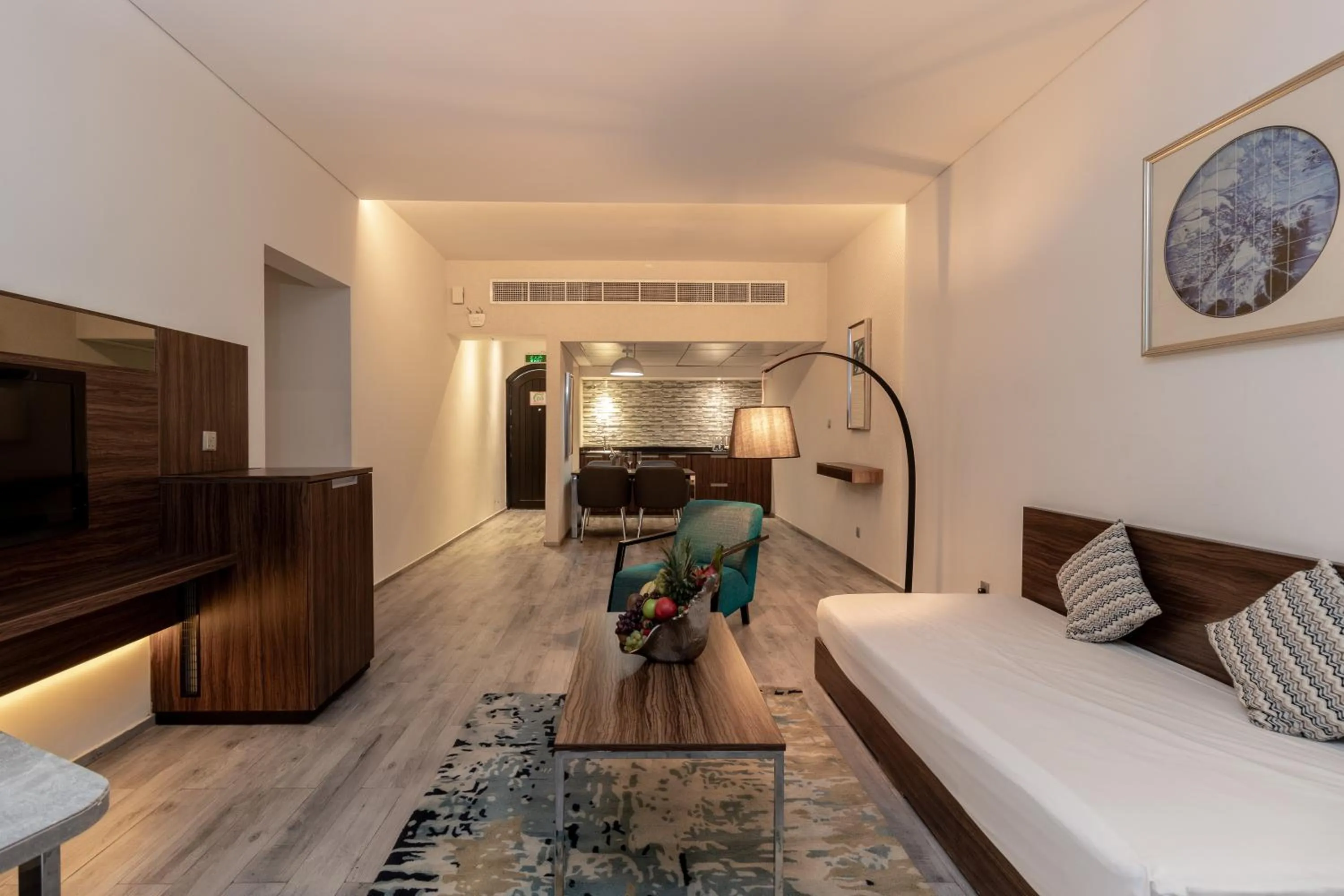 Living room, Bed in Barracuda Resort