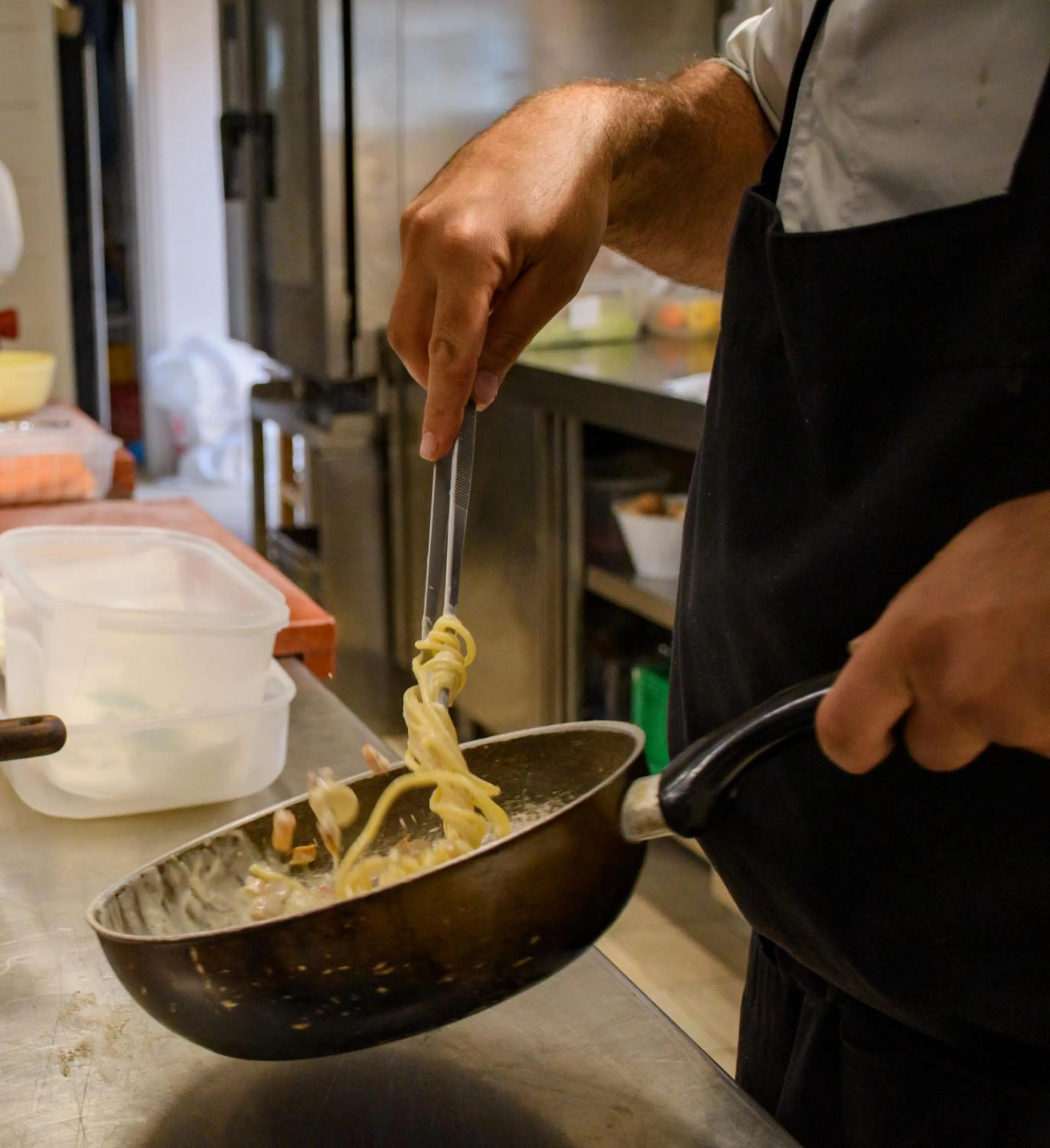 kitchen in Hotel Barbagia