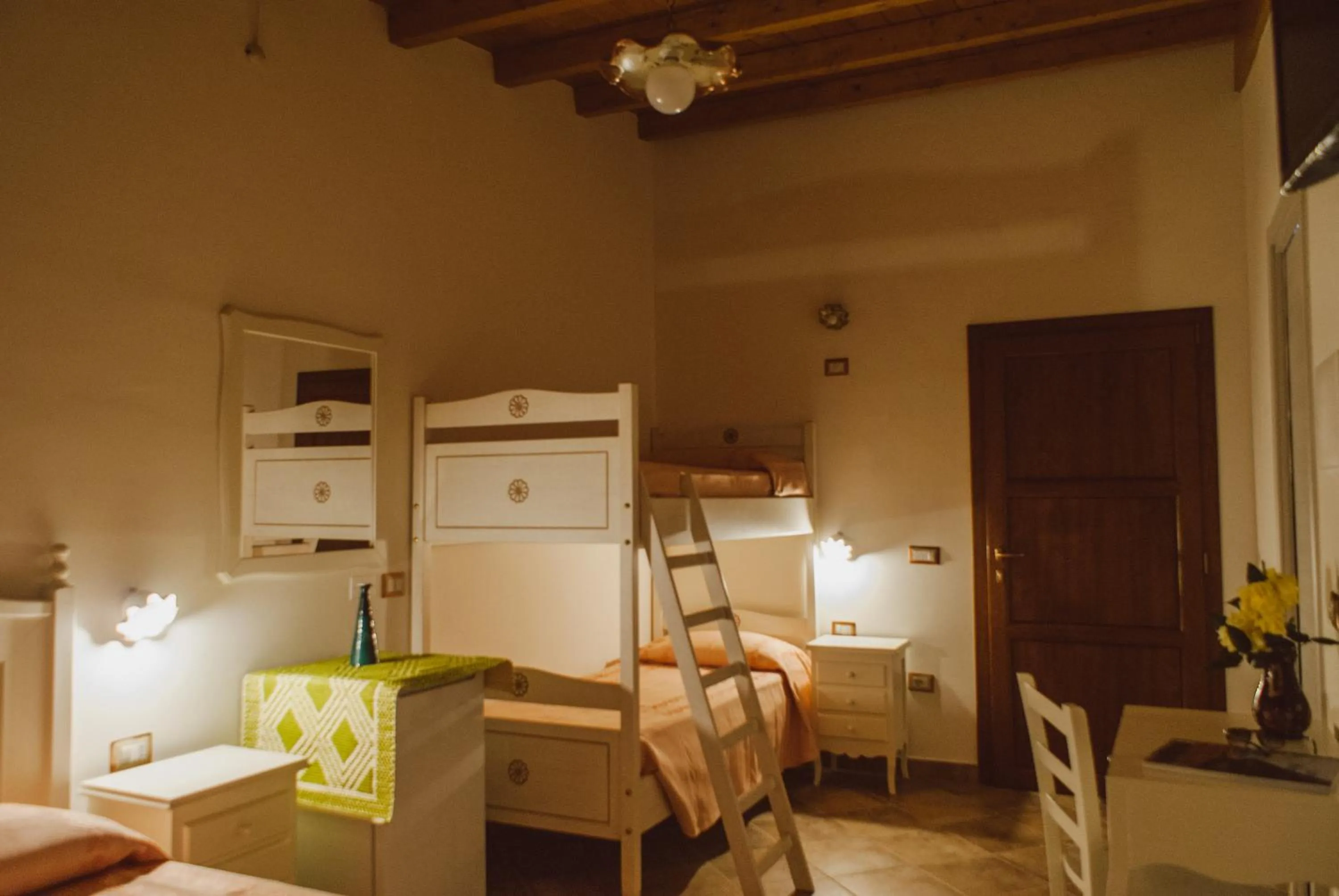 Bed in Hotel Barbagia