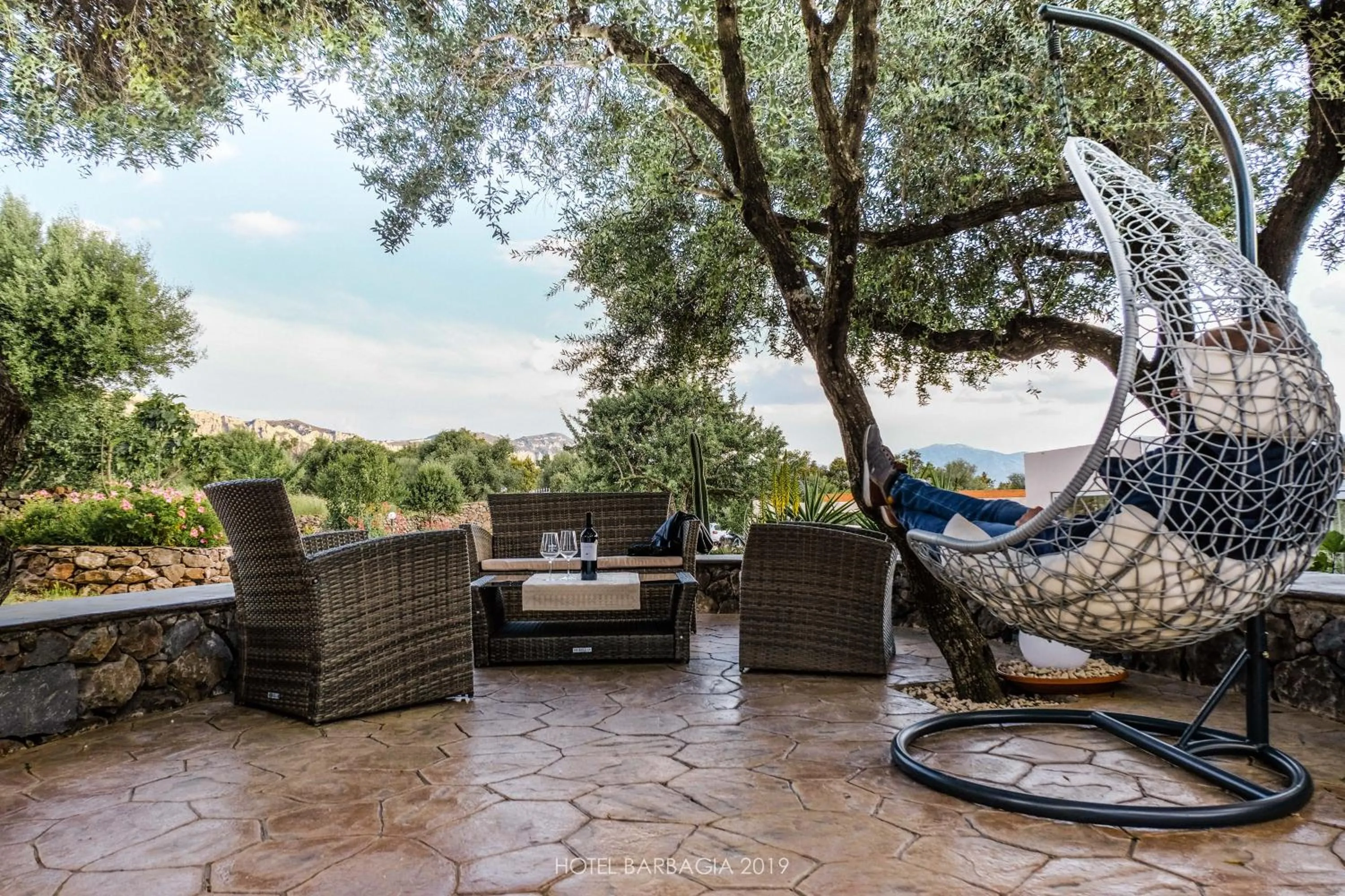 Garden in Hotel Barbagia