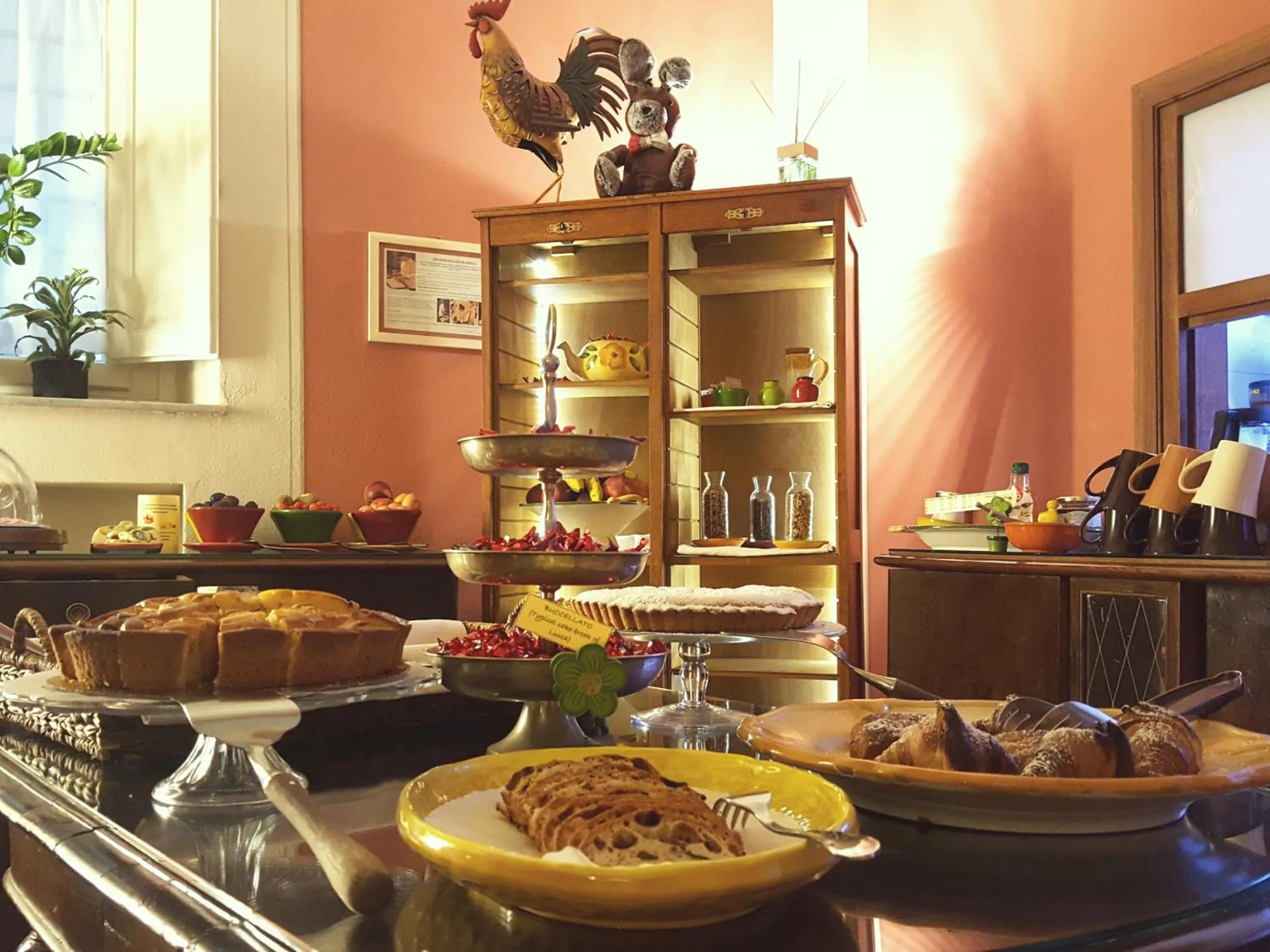 Buffet breakfast in Hotel Diana & Depandance