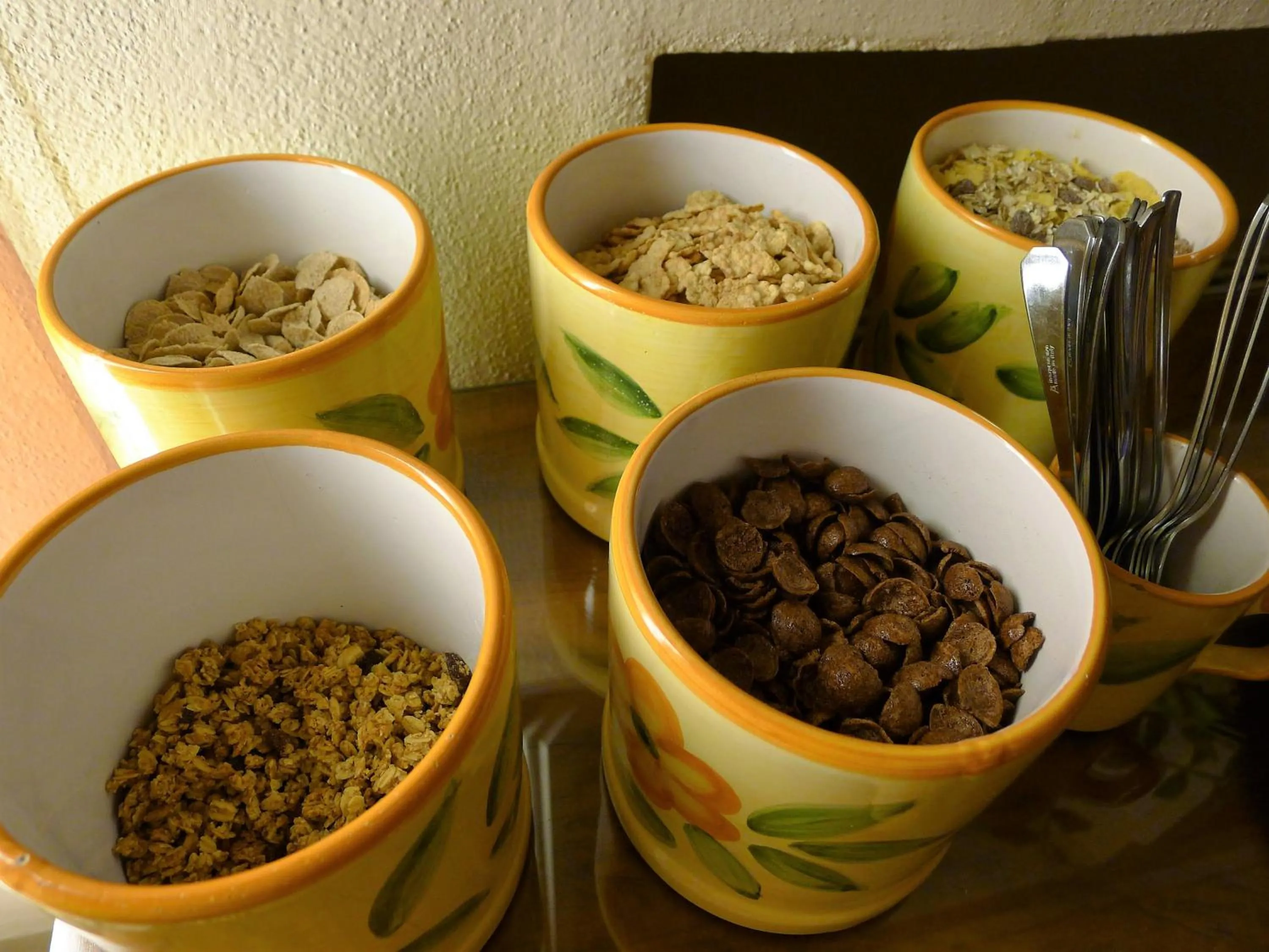 Buffet breakfast in Hotel Diana & Depandance