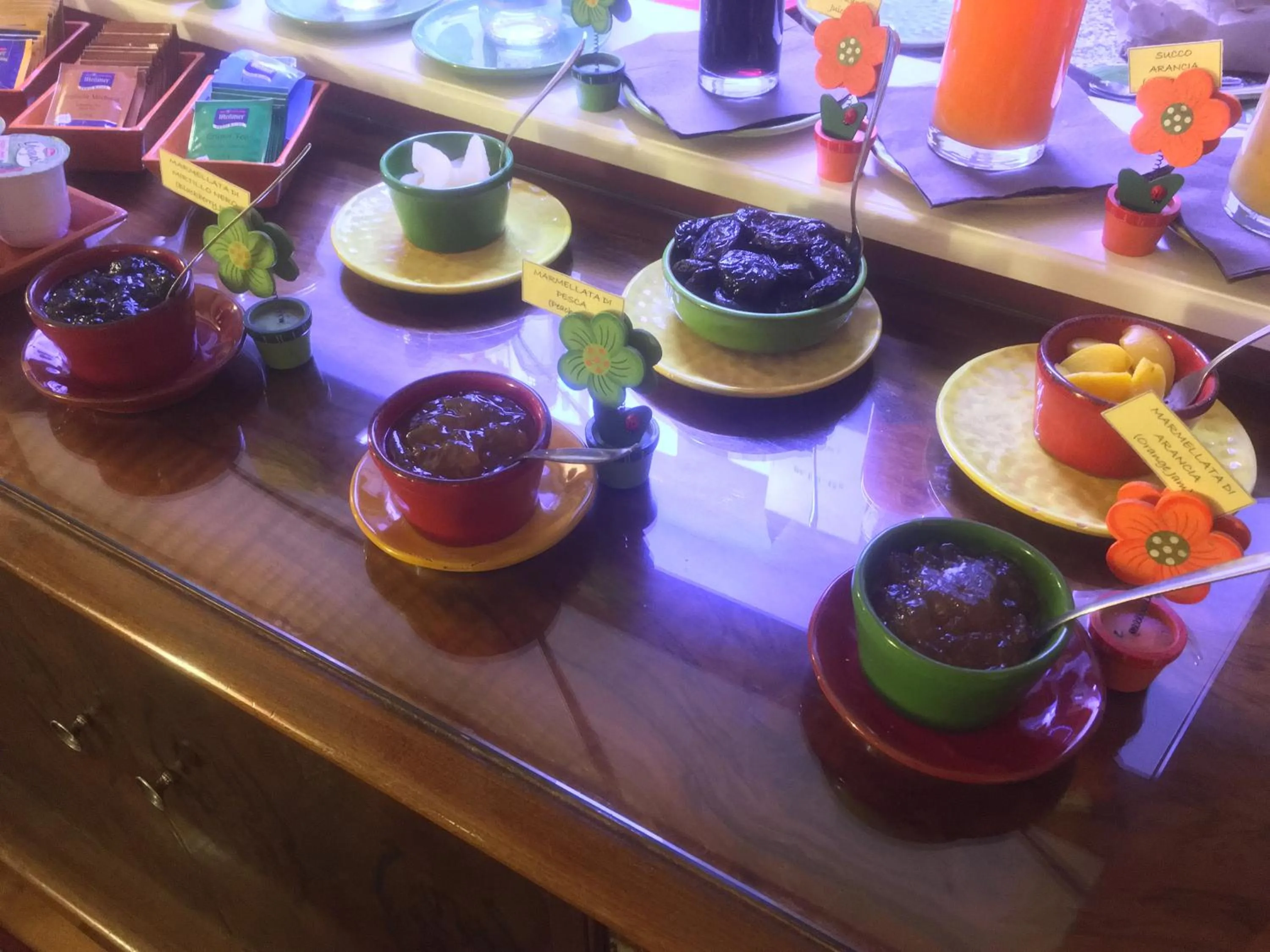 Buffet breakfast in Hotel Diana & Depandance