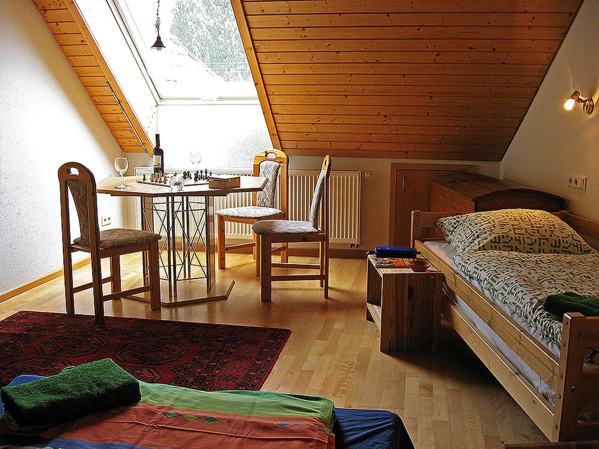 Photo of the whole room, Bed in Die Sprachpension - The Language Guesthouse