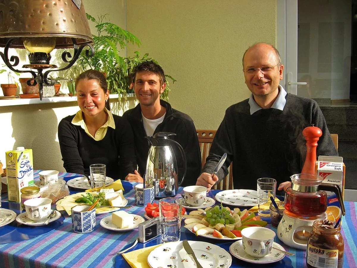 group of guests in Die Sprachpension - The Language Guesthouse