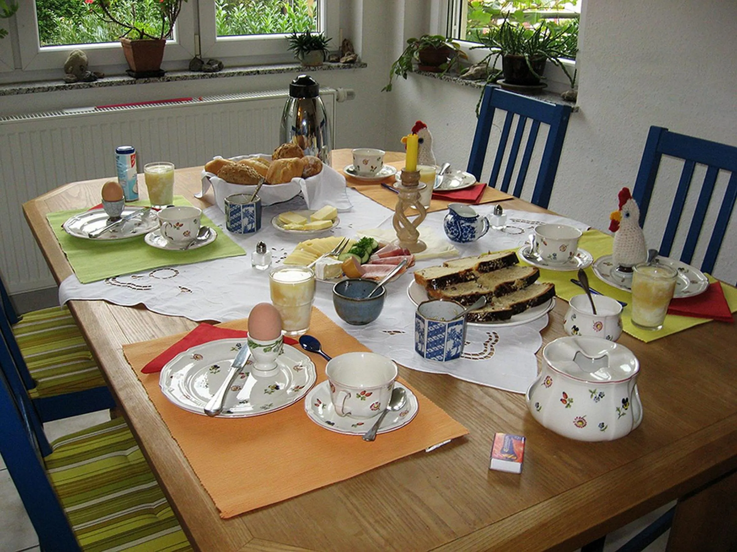 Continental breakfast in Die Sprachpension - The Language Guesthouse