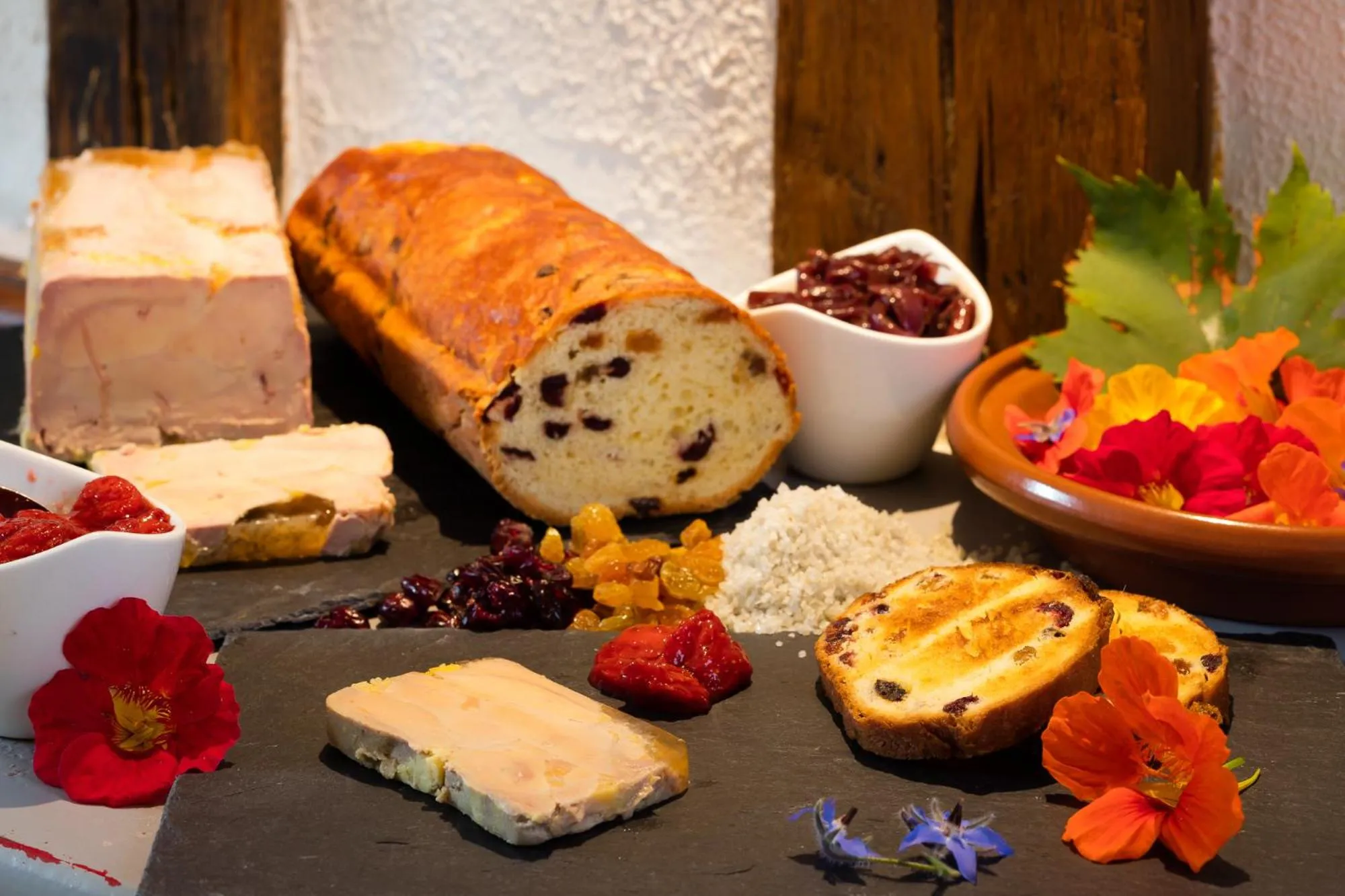 Food close-up in Logis Hostellerie la Chaumière