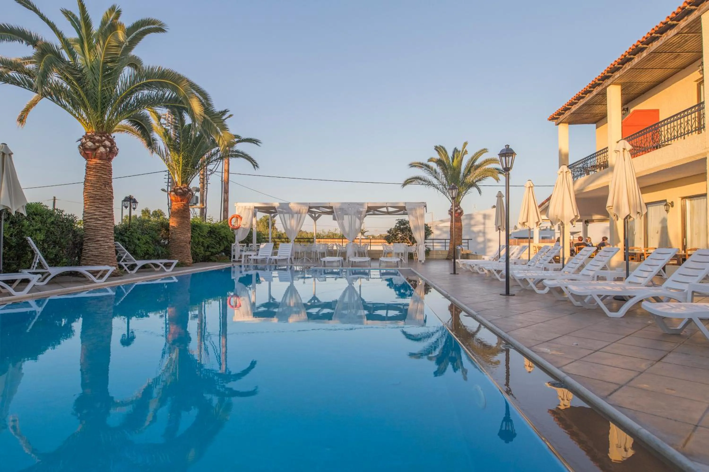 Swimming pool in Creta Aquamarine Hotel