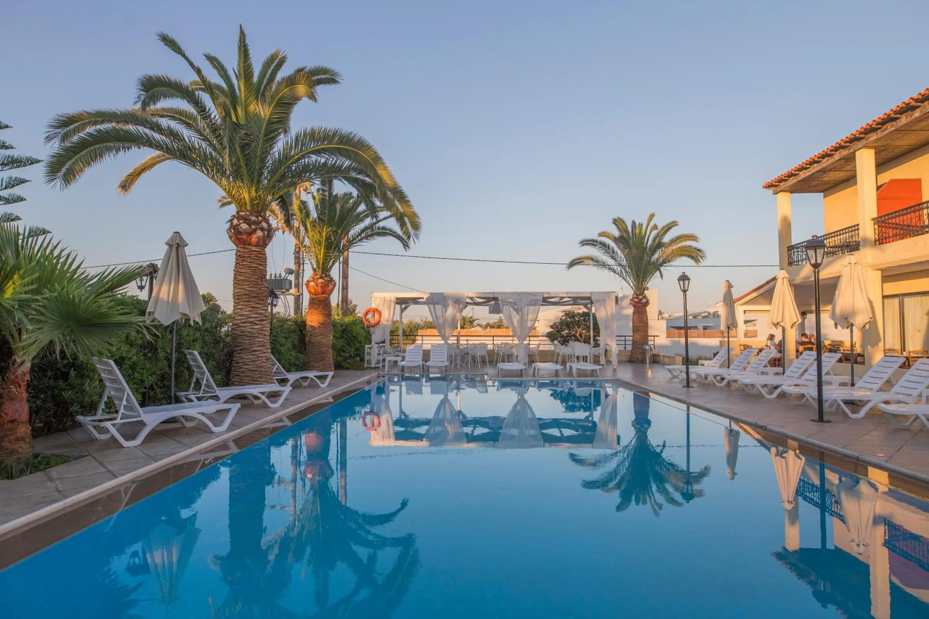 Swimming pool in Creta Aquamarine Hotel