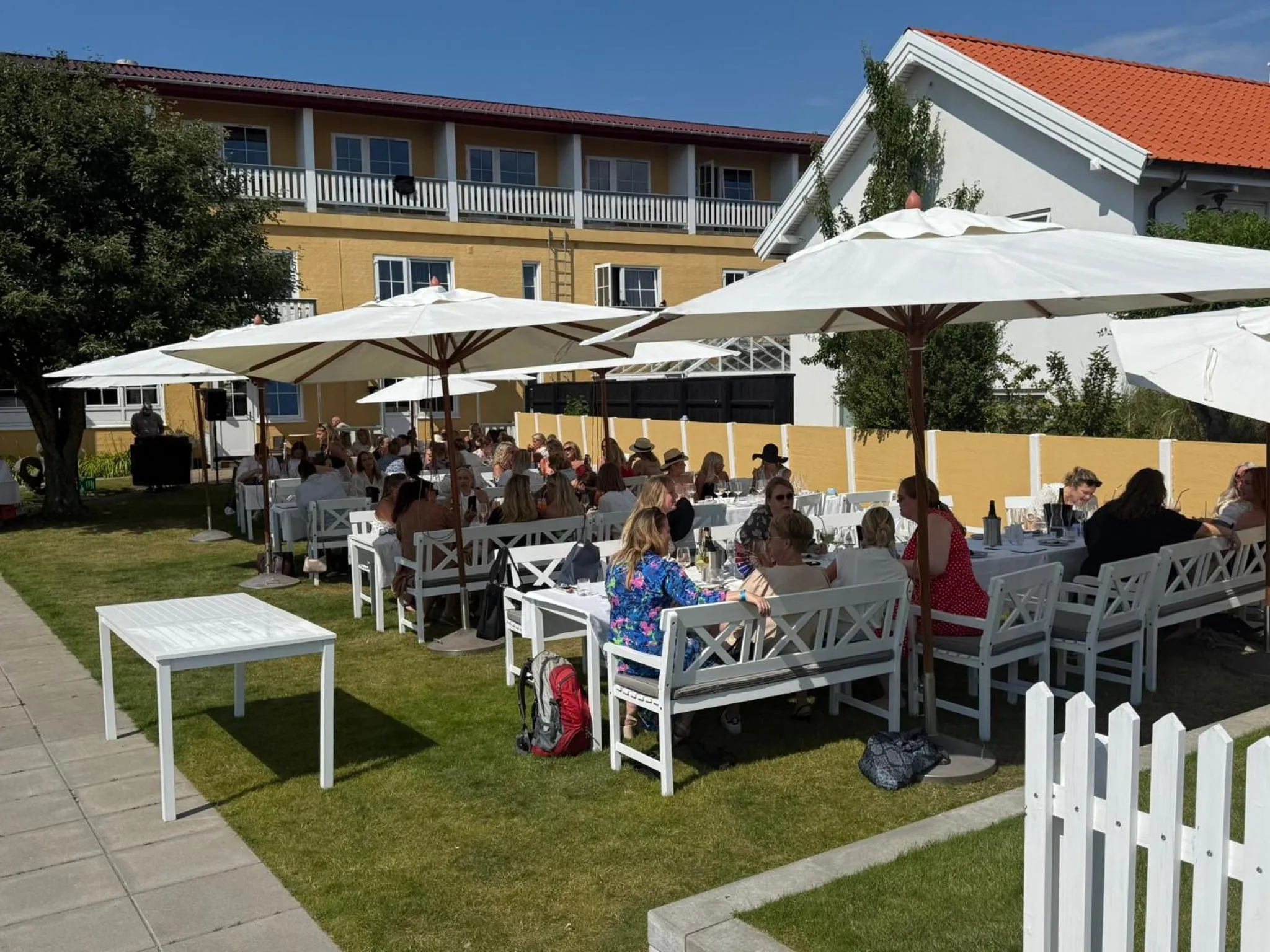 Garden in Hotel Strandly Skagen