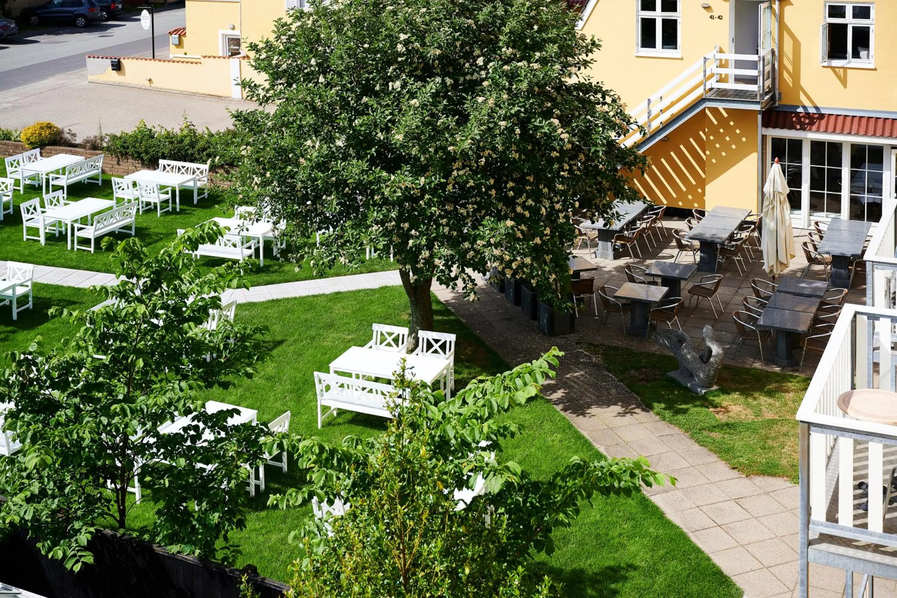 Garden in Hotel Strandly Skagen