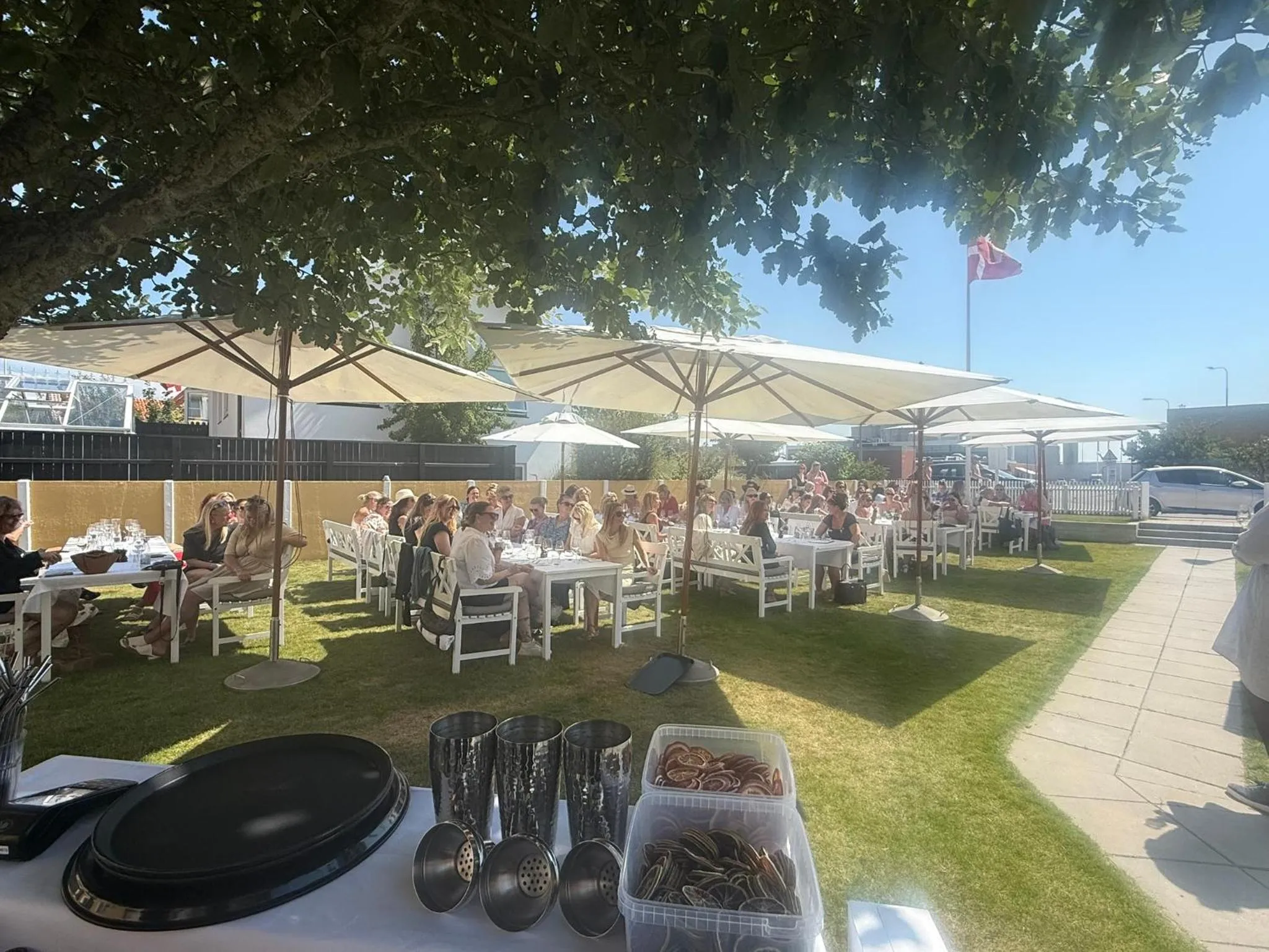 Garden in Hotel Strandly Skagen