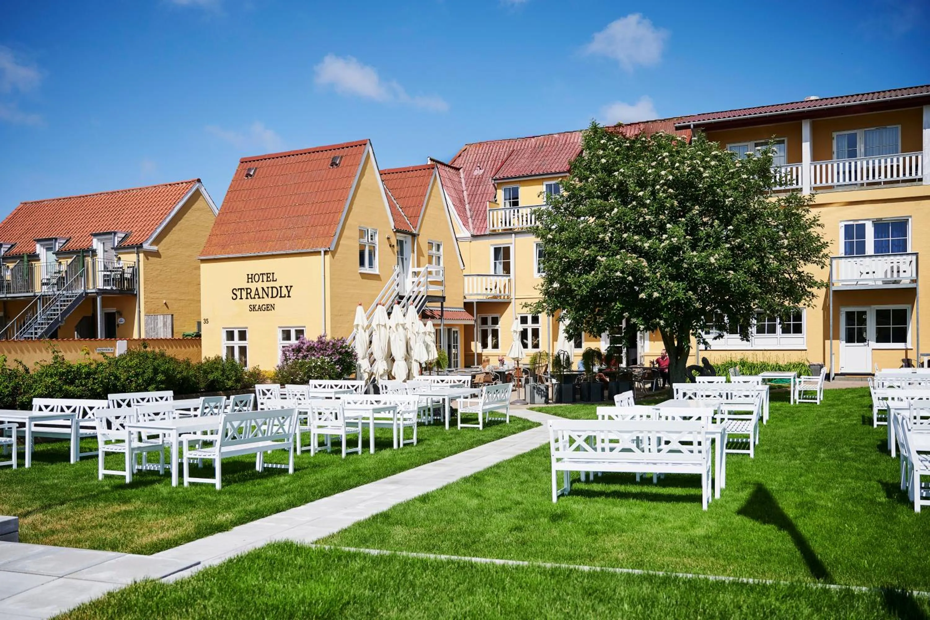 Garden in Hotel Strandly Skagen
