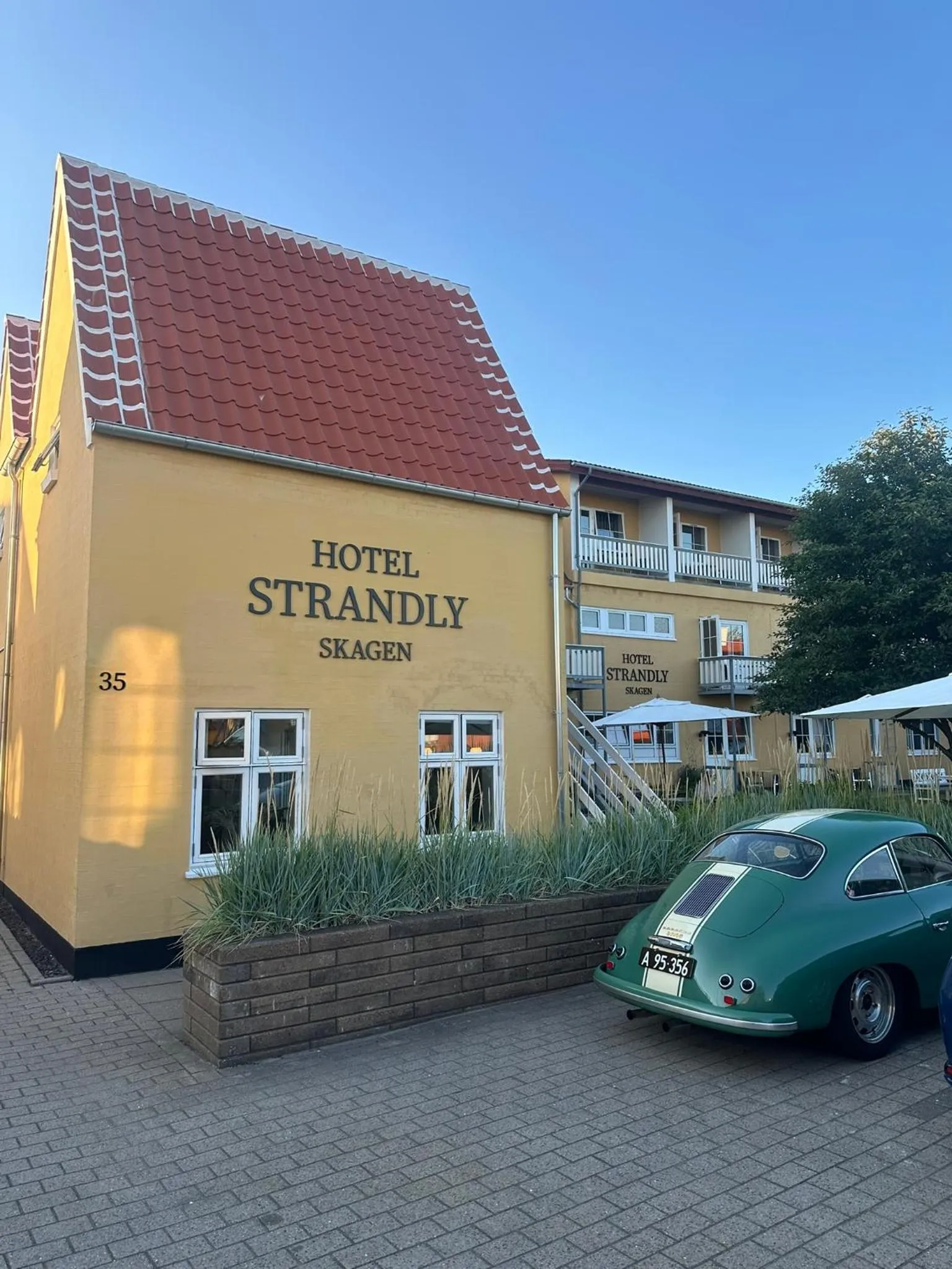 Balcony/Terrace in Hotel Strandly Skagen