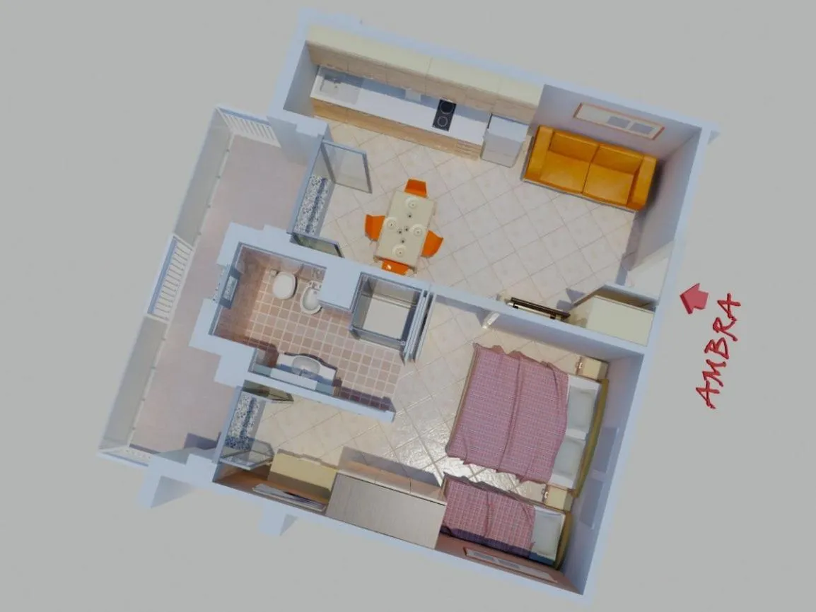 Floor plan in Residence Perla