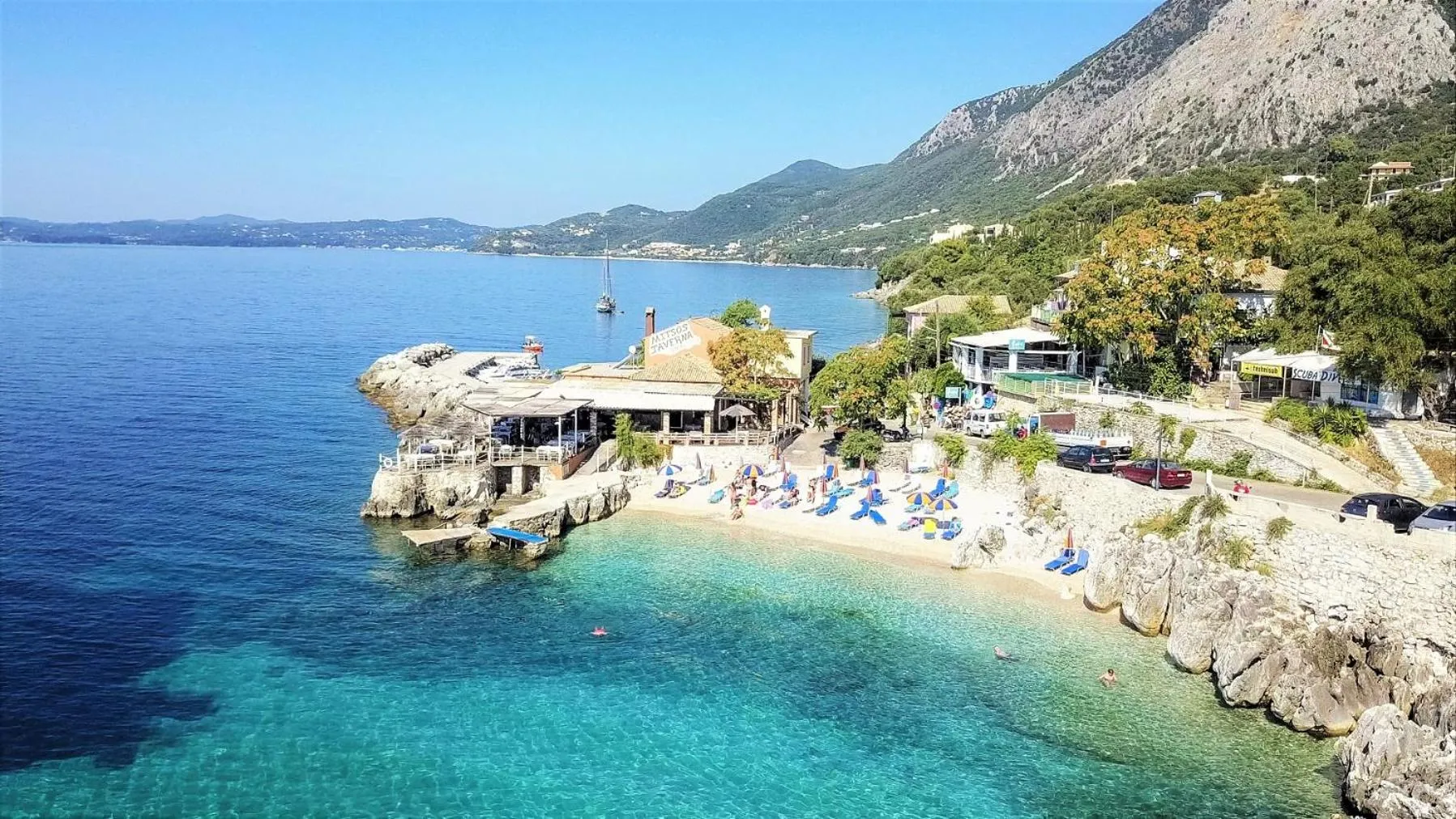 Beach in Corfu Aqua Nisaki