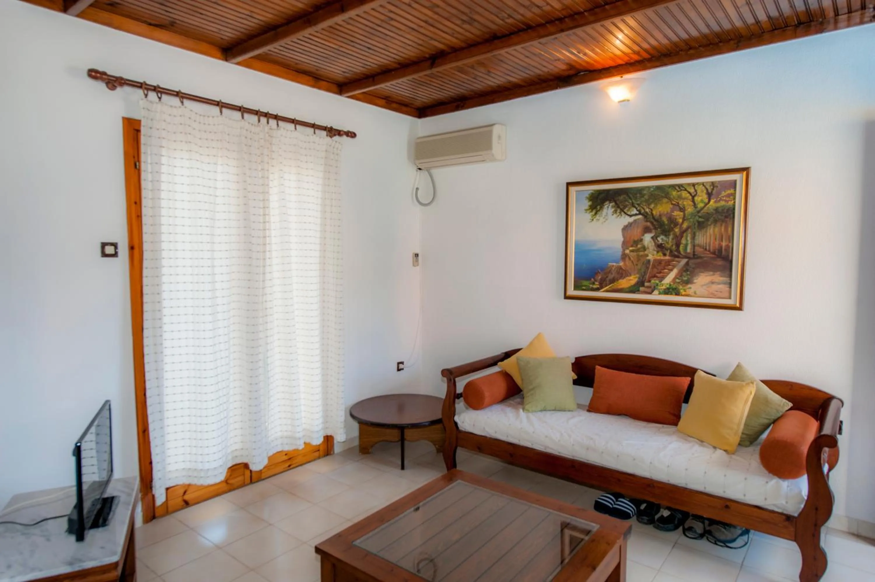 Living room in Corfu Aqua Nisaki