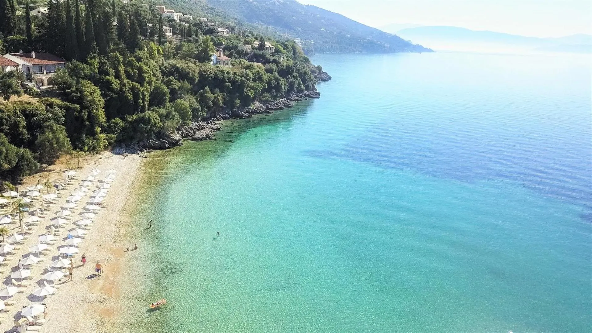 Beach in Corfu Aqua Nisaki