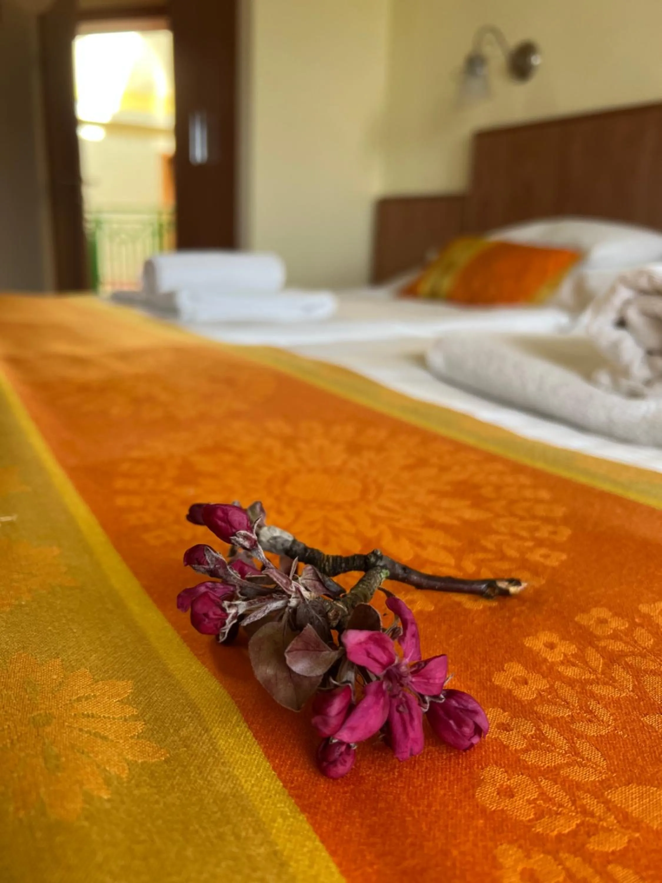 Decorative detail, Bed in Aqua Therm Hotel