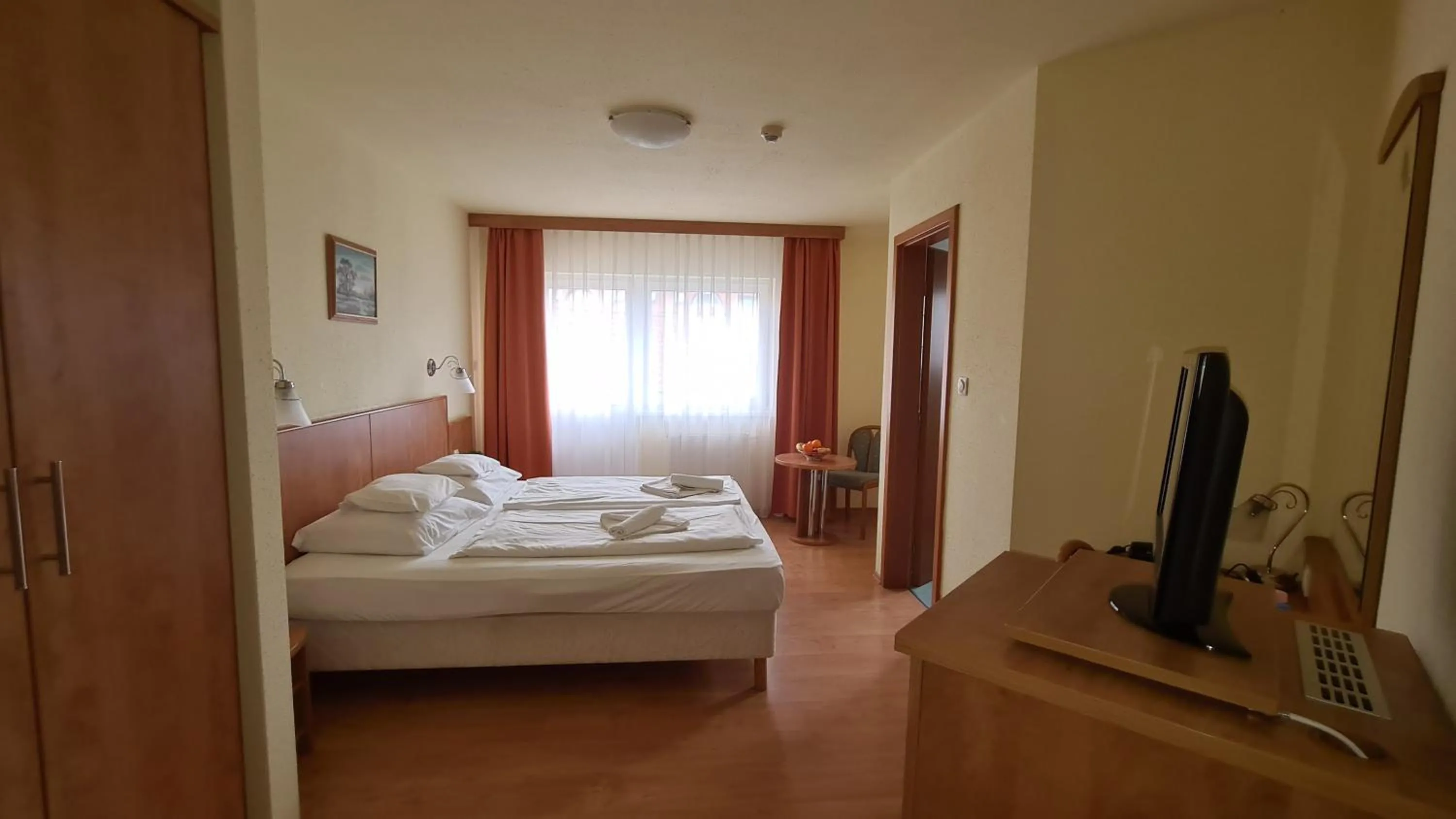 Bed in Aqua Therm Hotel