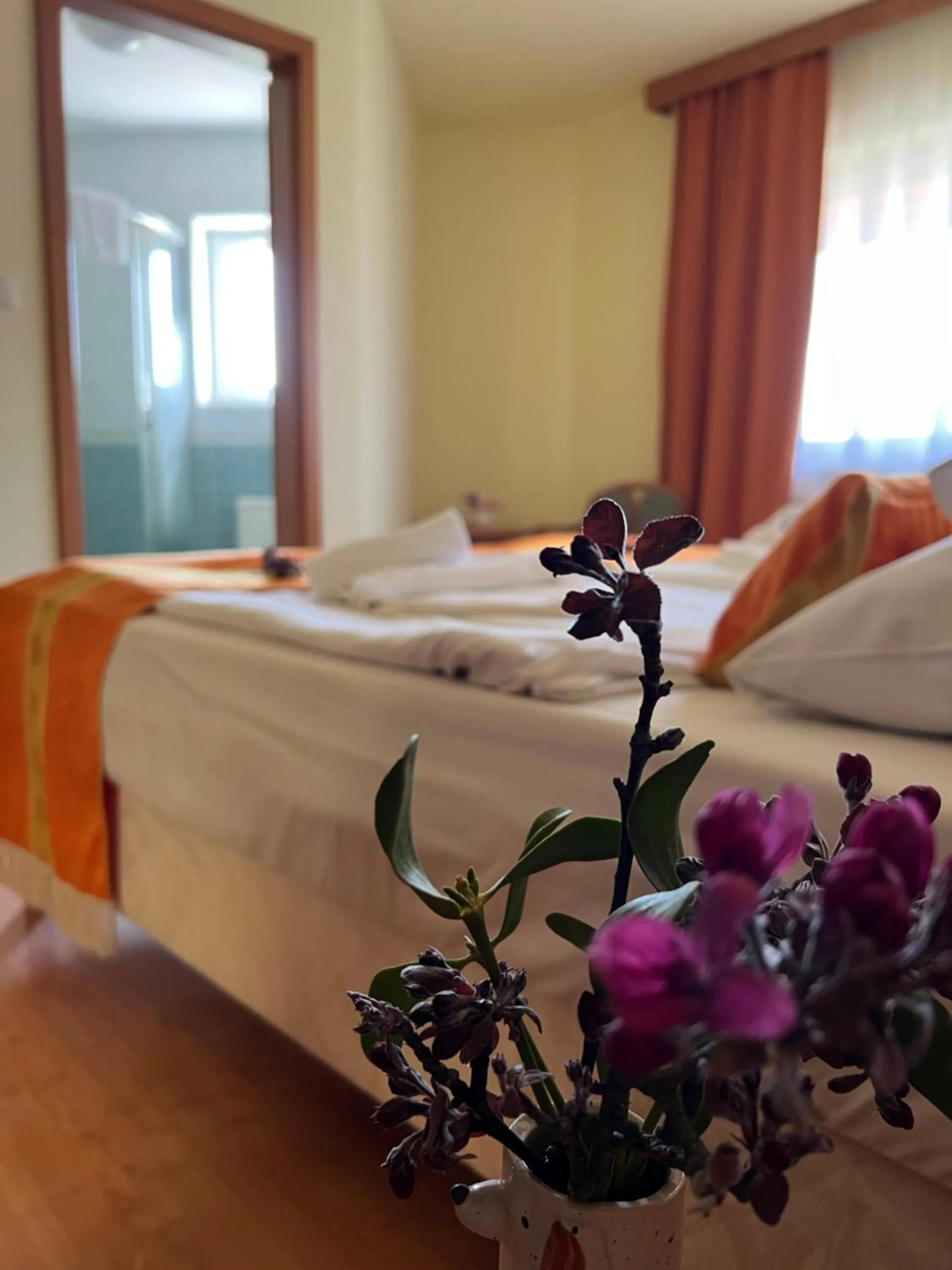 Bed in Aqua Therm Hotel