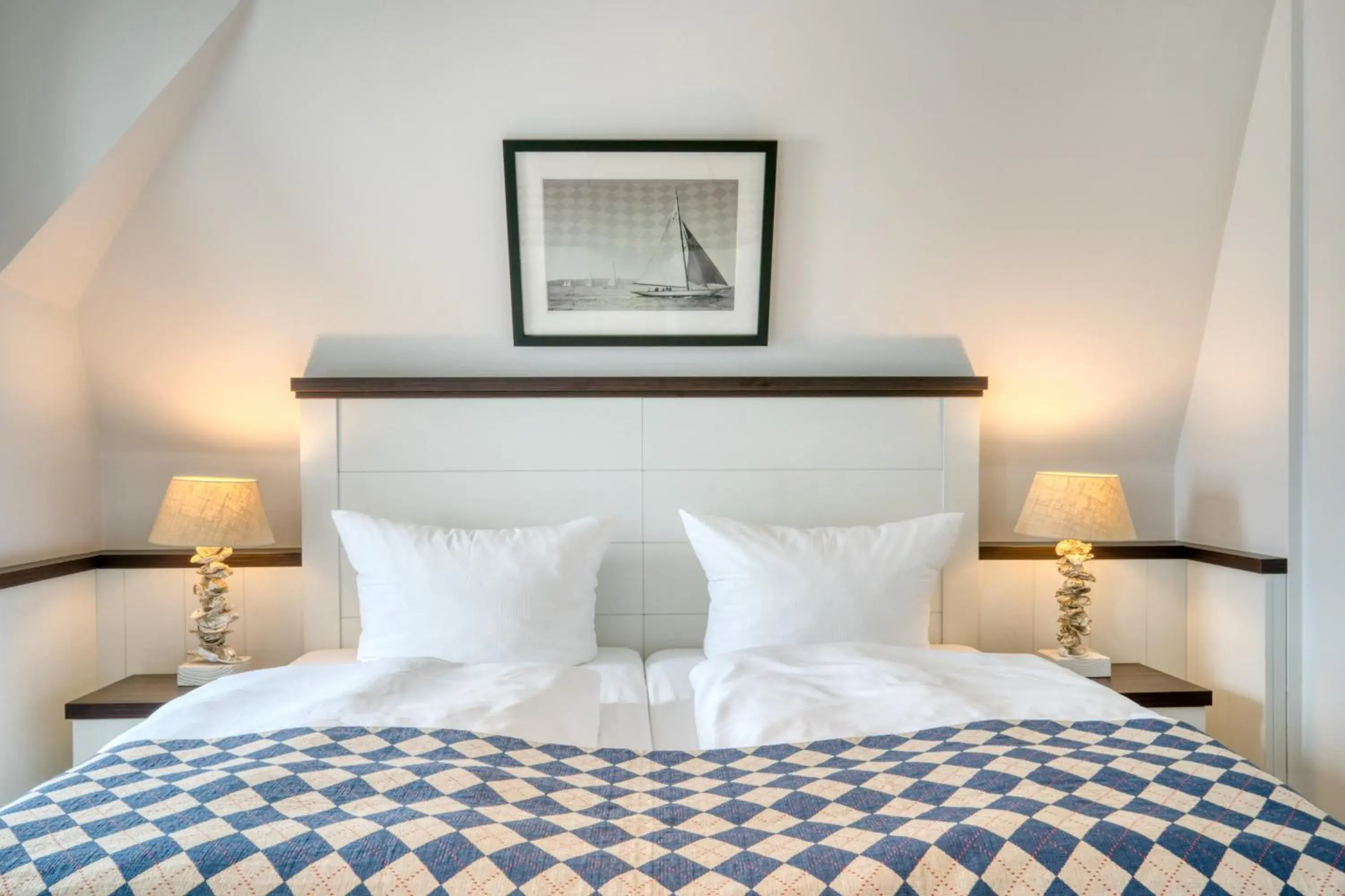 Photo of the whole room, Bed in Hotel Strandschlösschen Photo of the whole room, Bed in Hotel Strandschlösschen