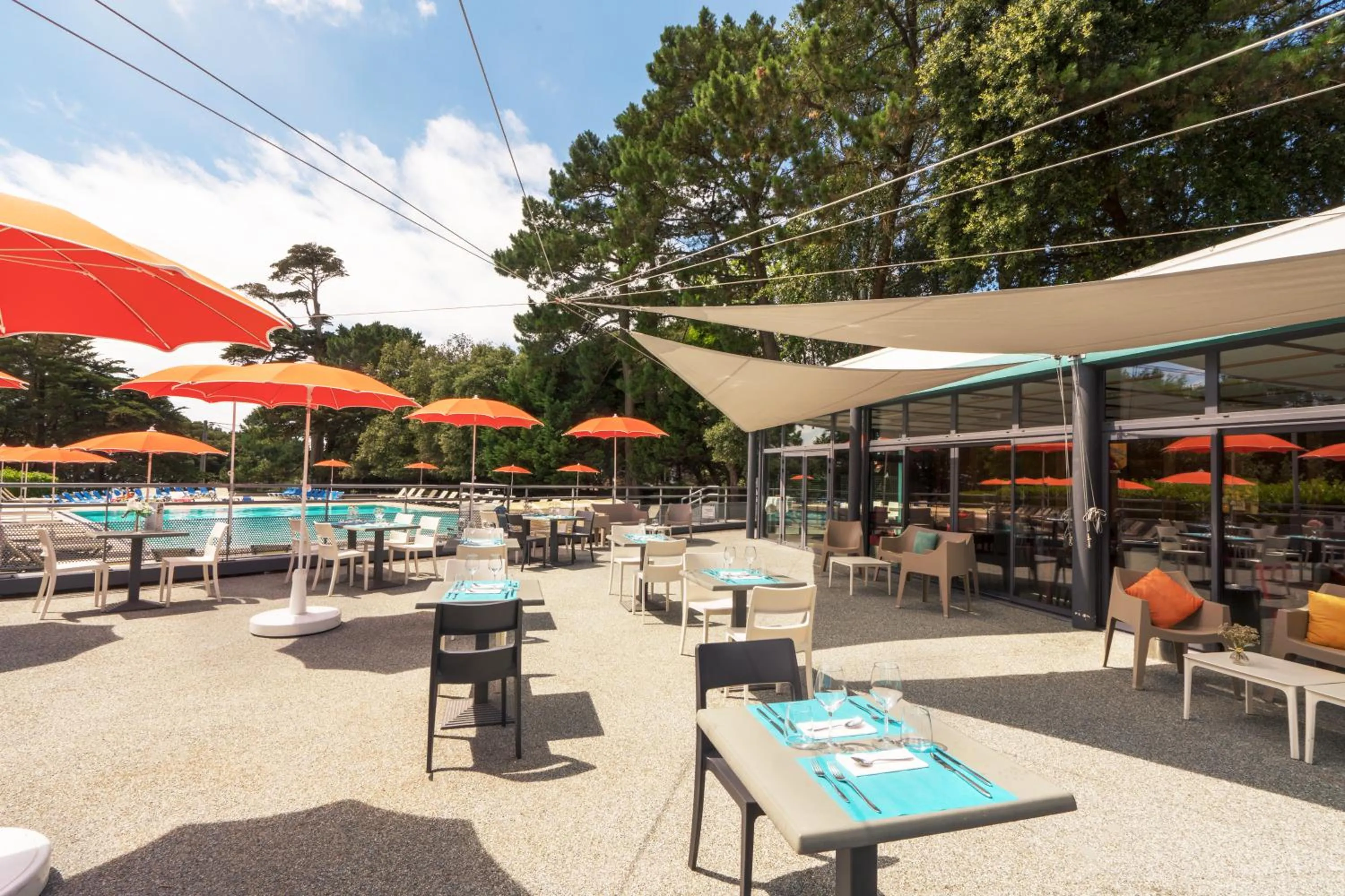 Patio in Résidence Ker Juliette