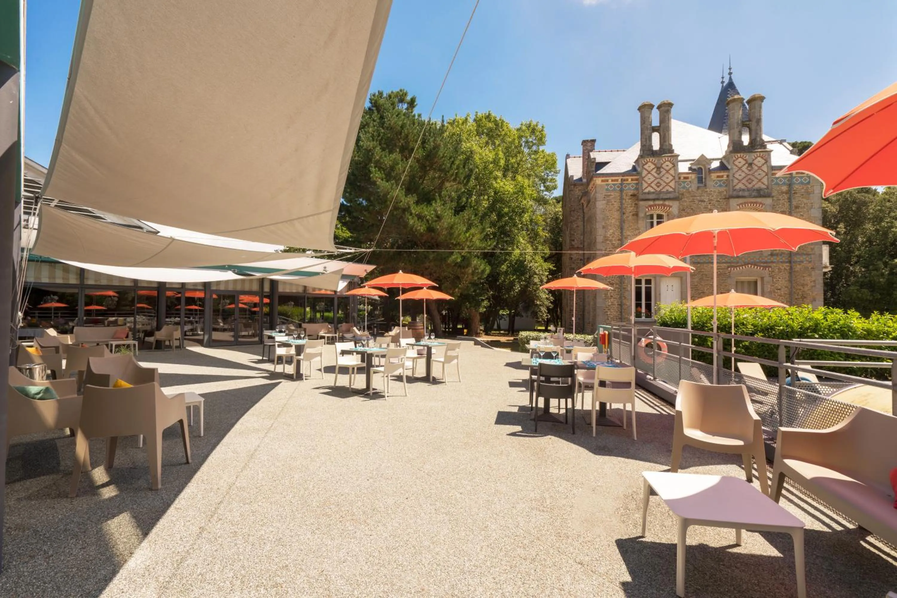 Patio in Résidence Ker Juliette