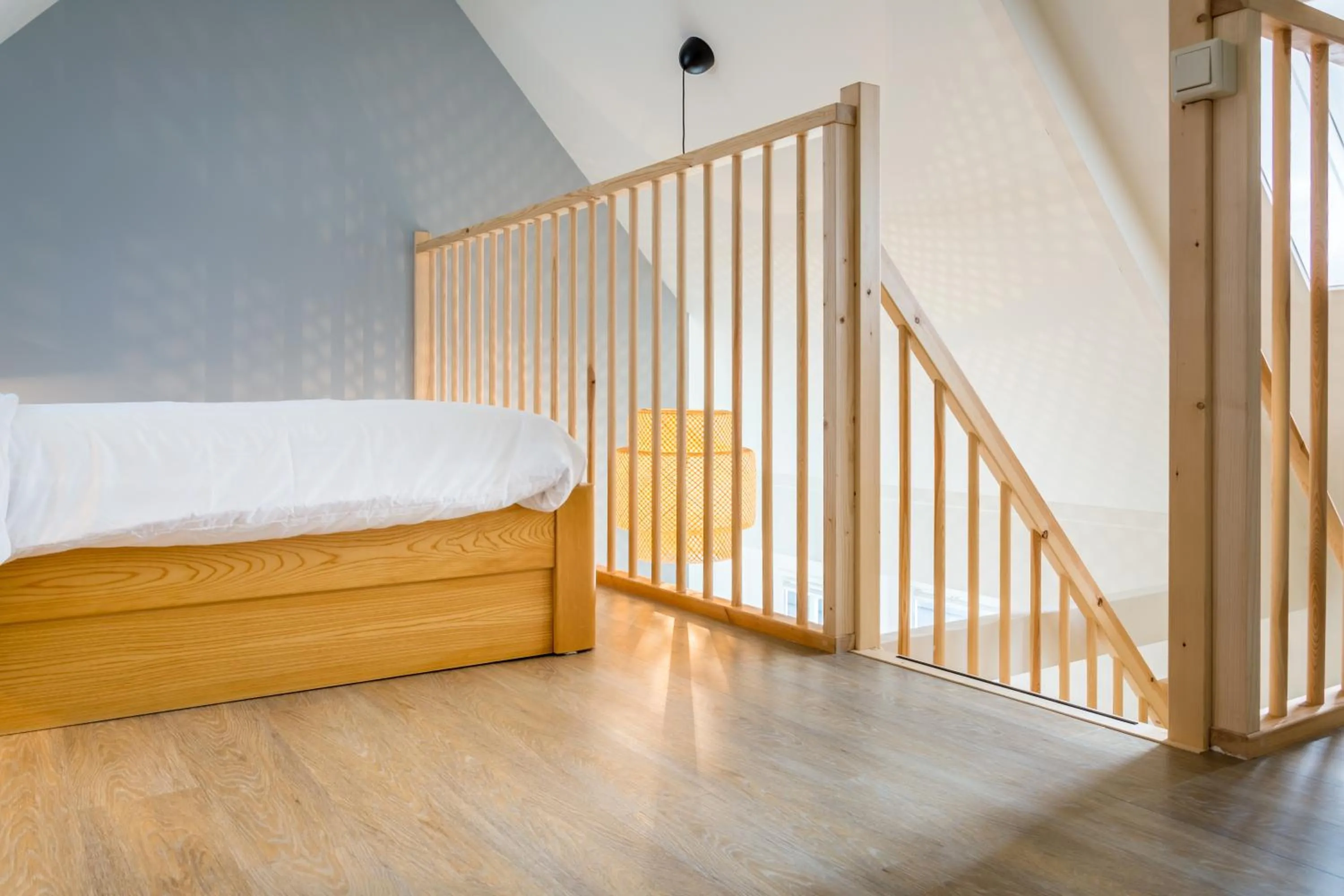 Bedroom, Bed in Slapen aan de Bosweg
