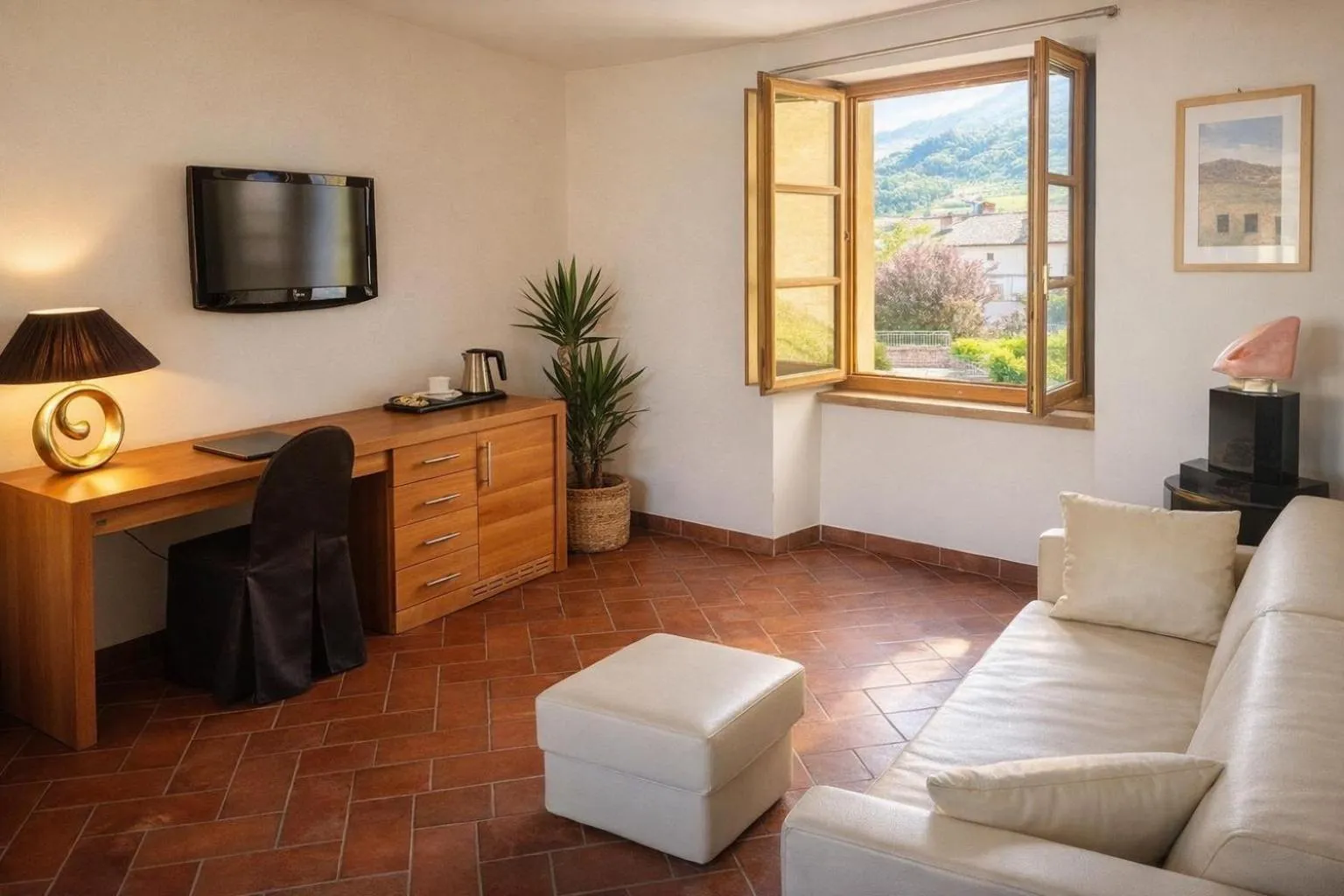Living room in Relais Palazzo Lodron
