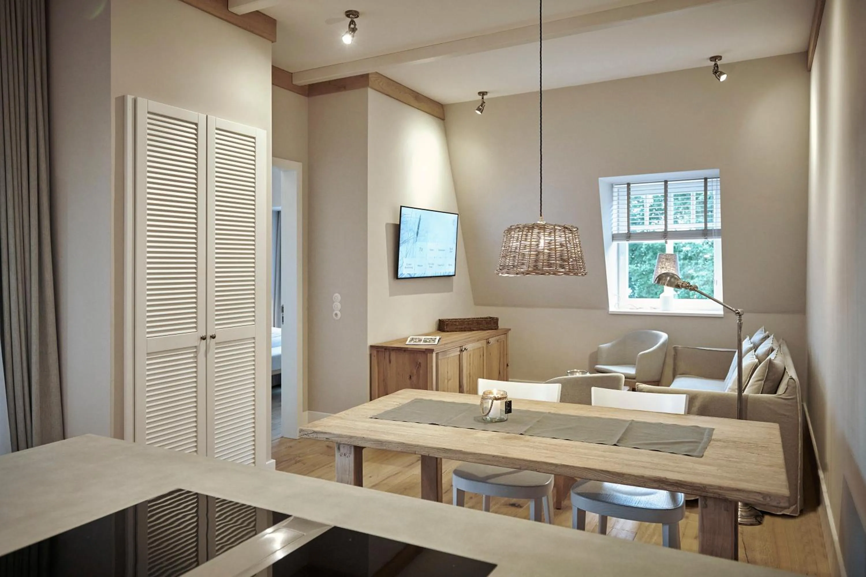 TV and multimedia in The Cozy Hotel & Lofts Timmendorfer Strand