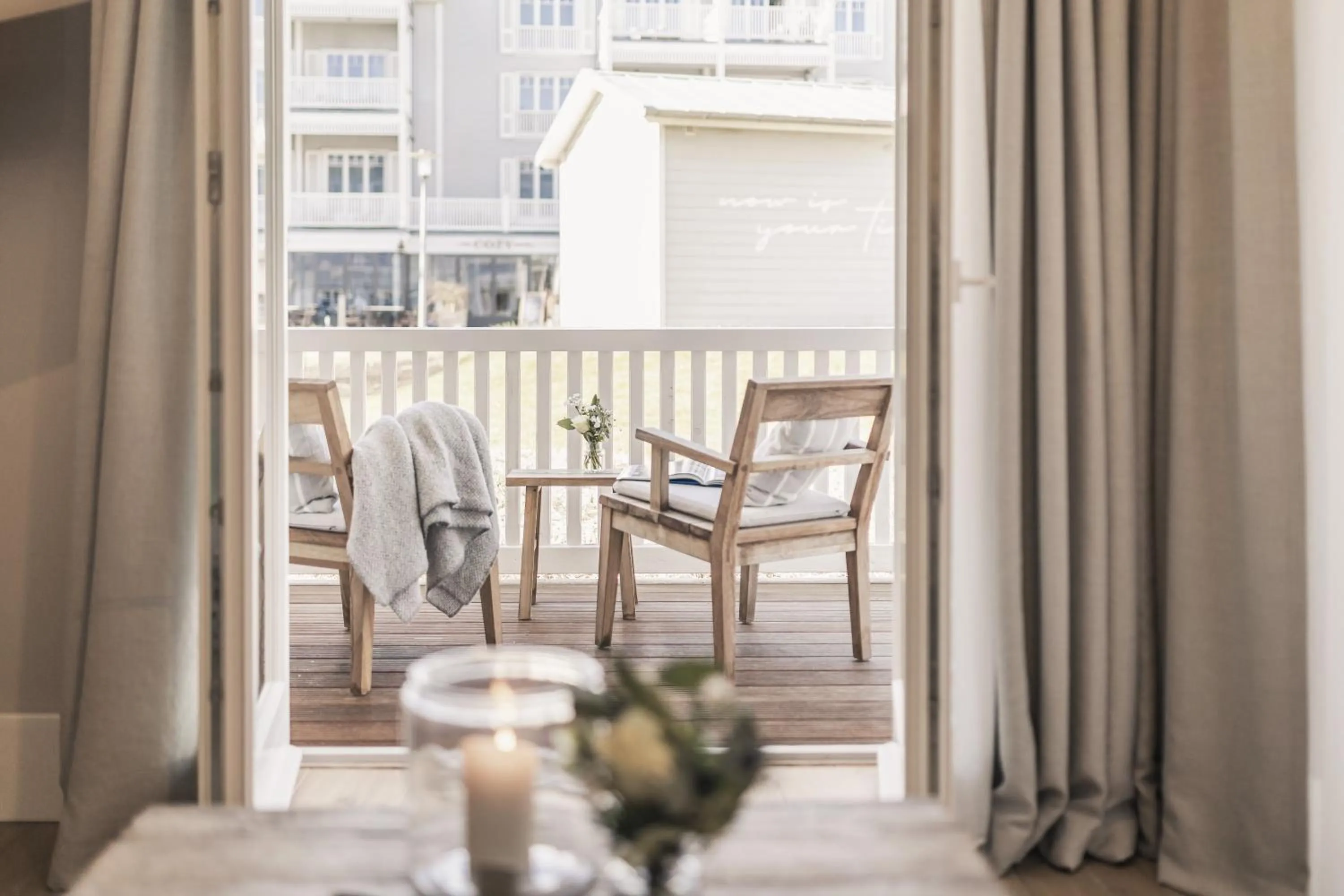 Balcony/Terrace in The Cozy Hotel & Lofts Timmendorfer Strand