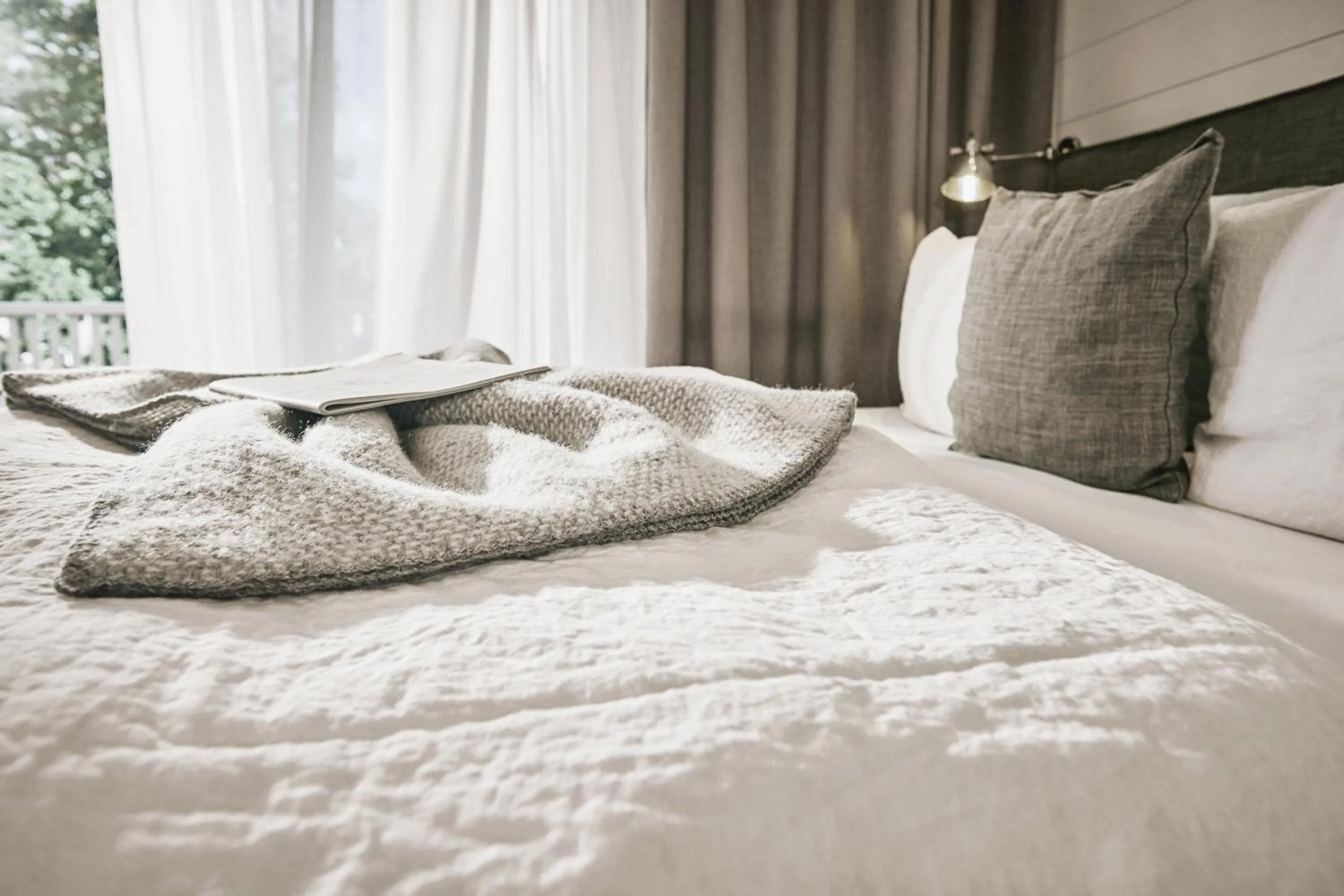 Bed in The Cozy Hotel & Lofts Timmendorfer Strand