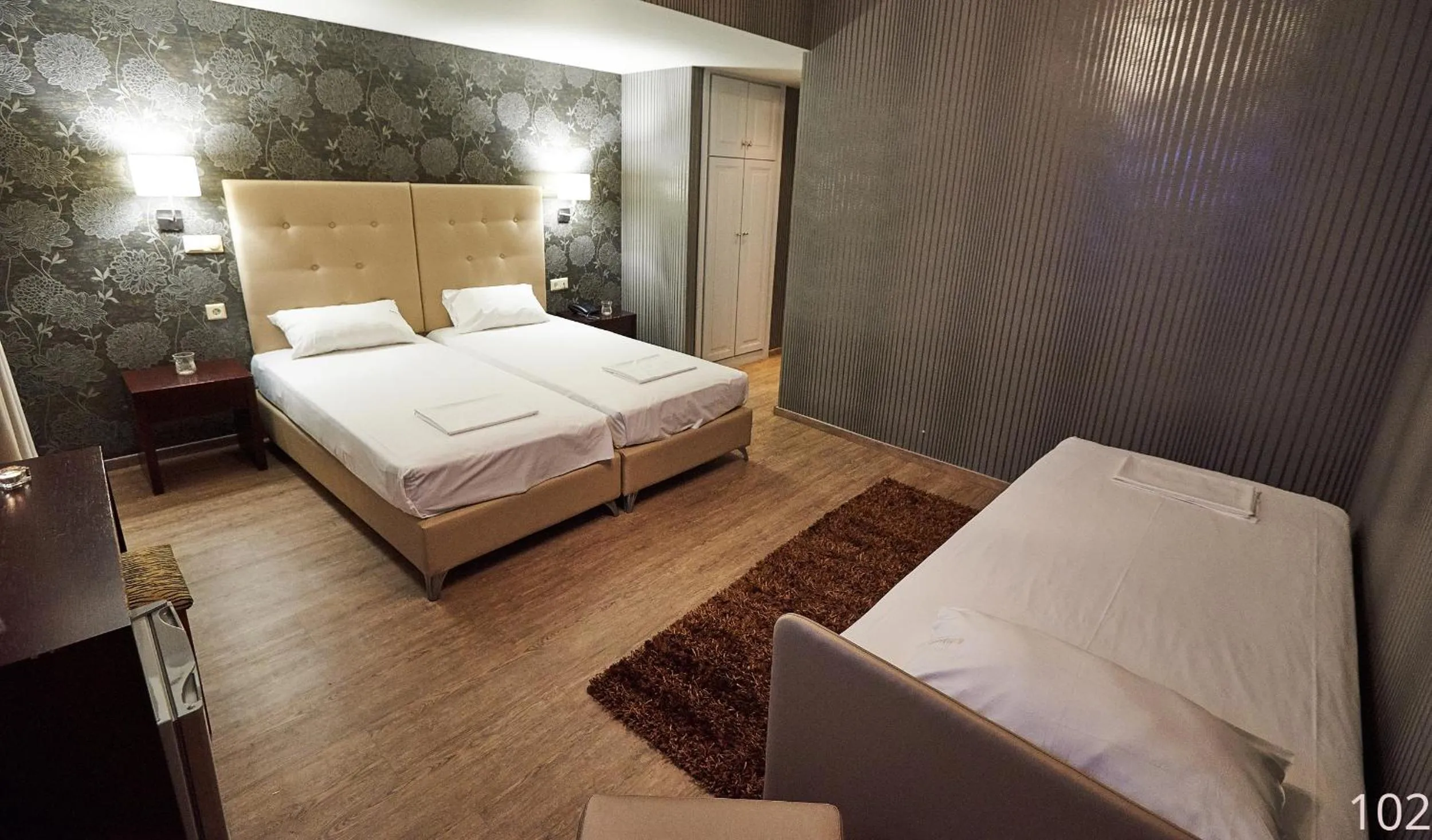 Bed in Atlantic Hotel